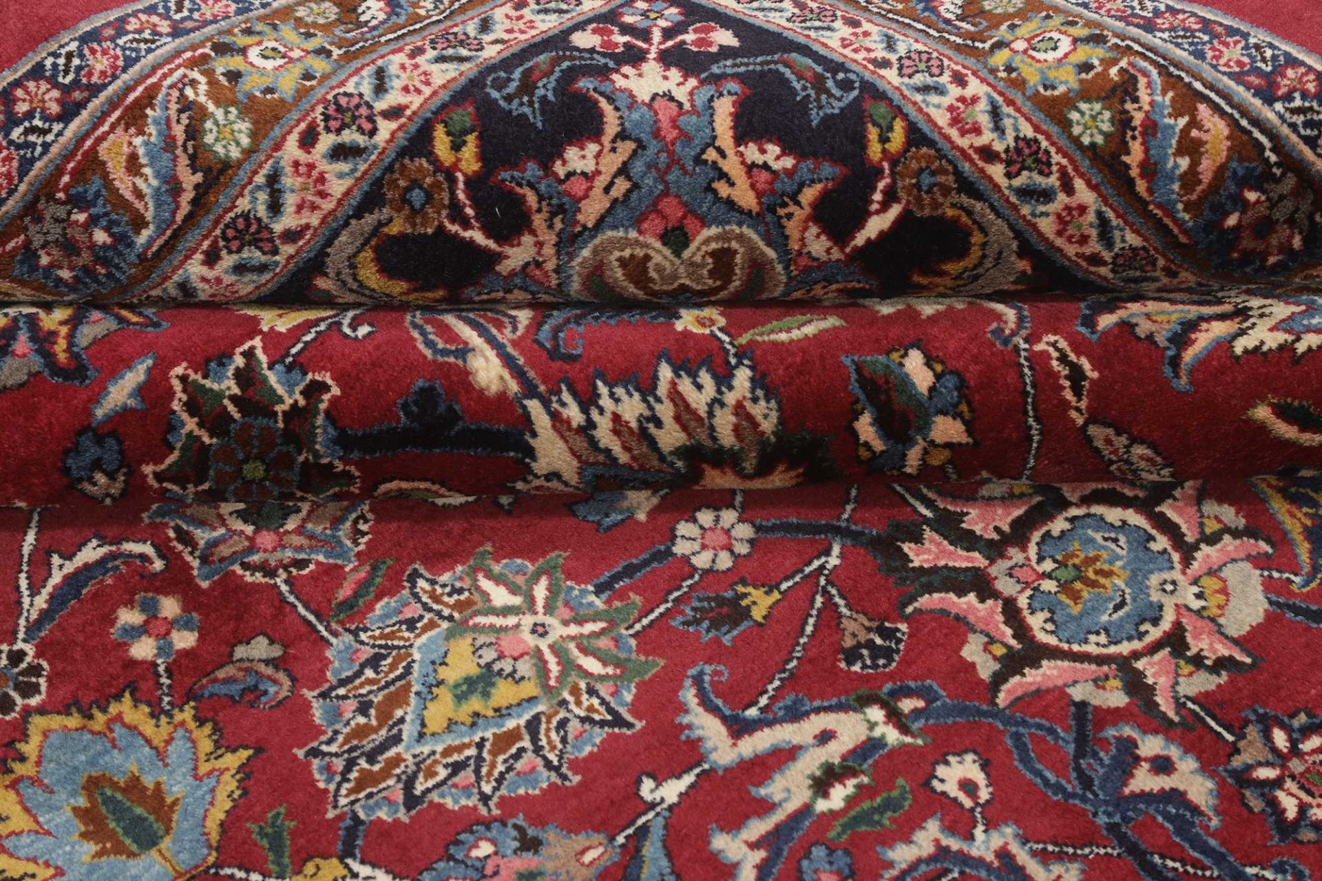 Mashhad Perserteppich aus Iran, 341 × 494 cm