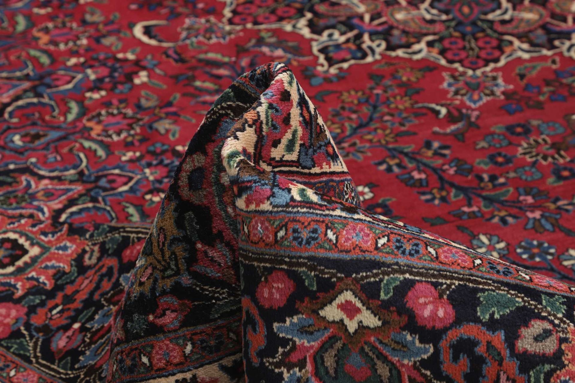 Handgeknüpfter Mashhad Perserteppich 361 × 487 cm