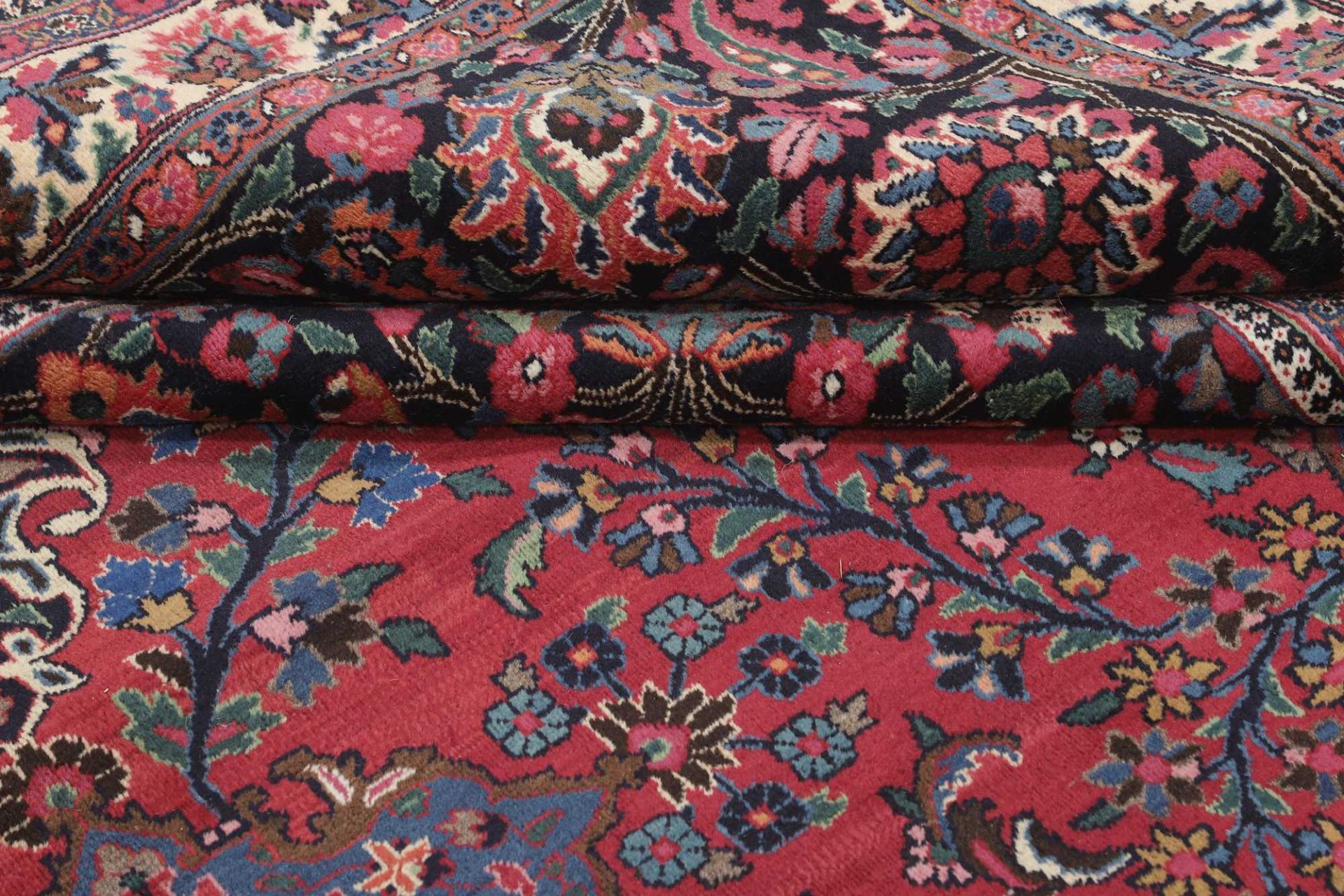 Handgeknüpfter Mashhad Perserteppich 361 × 487 cm