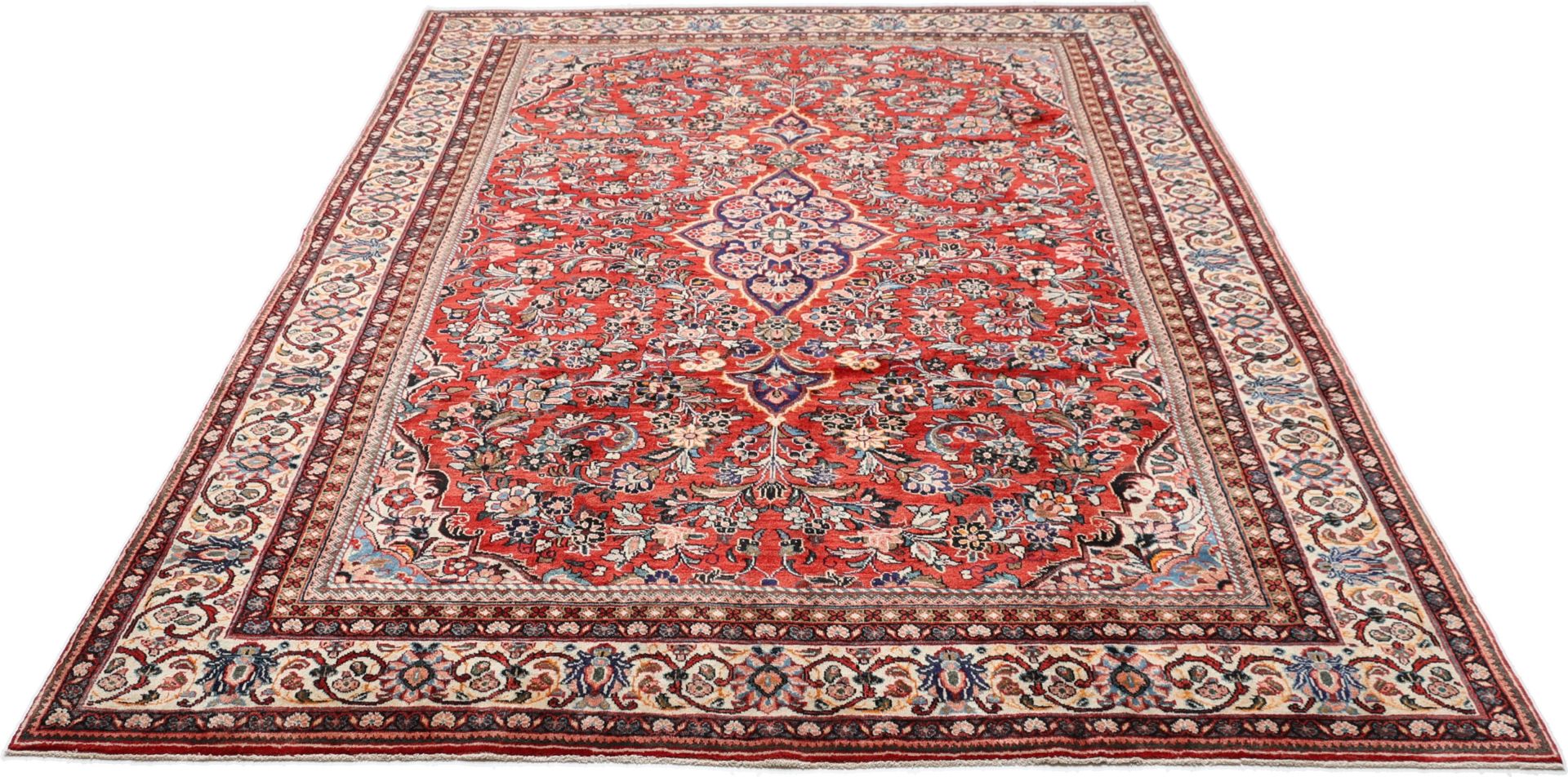 Handgeknüpfter Sarough Perserteppich, 283 × 410 cm, Wolle