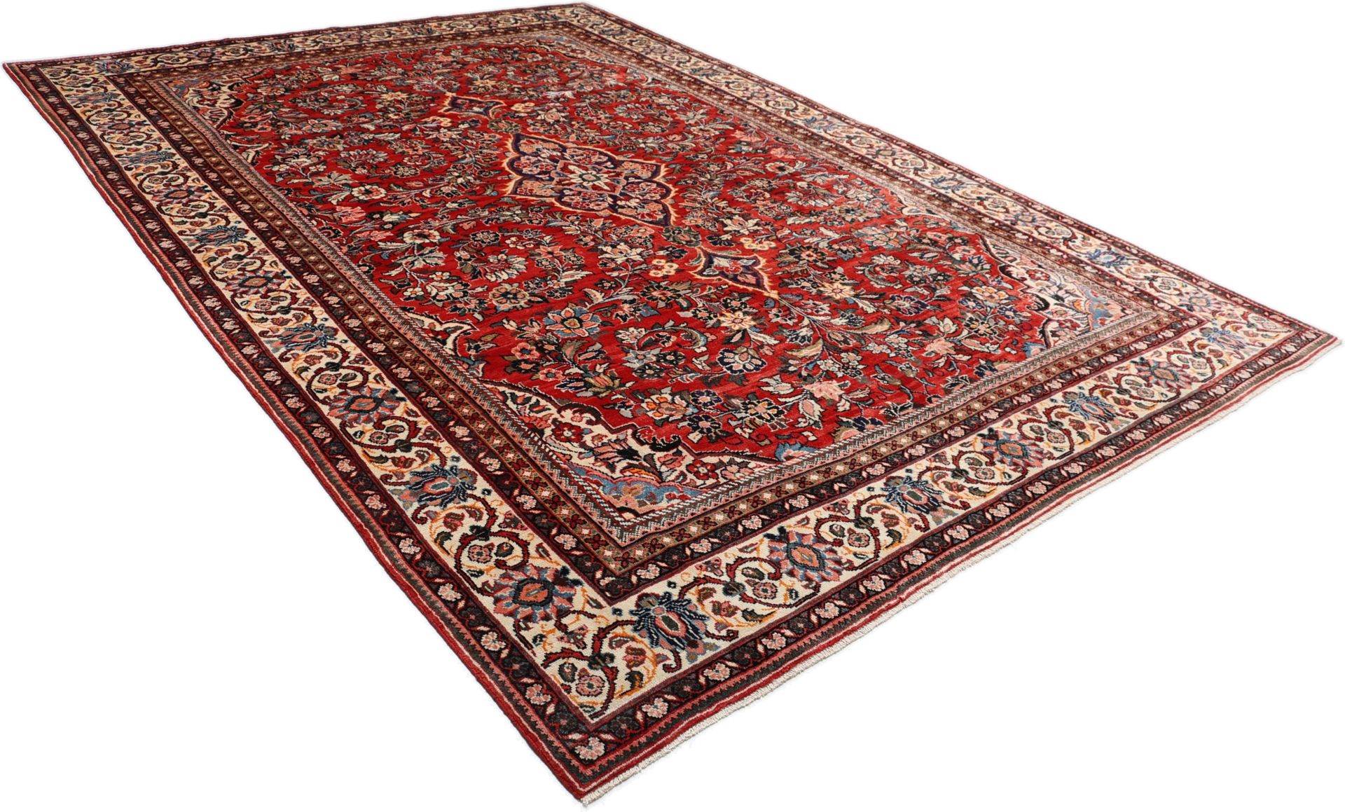 Handgeknüpfter Sarough Perserteppich, 283 × 410 cm, Wolle