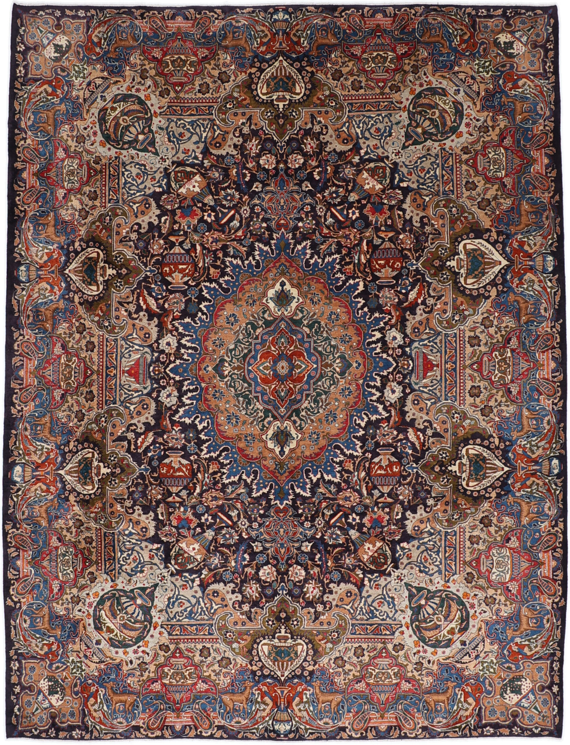 Handgeknüpfter Kashmar Perserteppich 292 × 386 cm