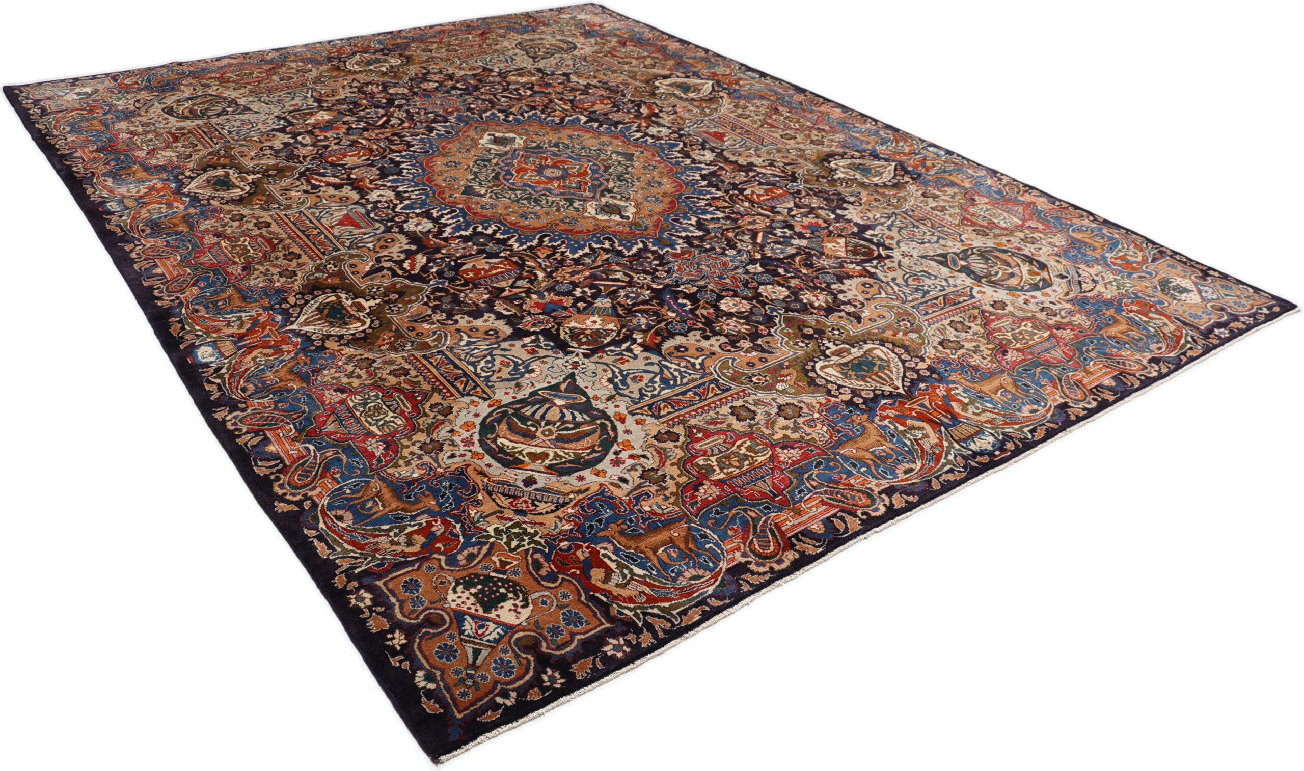 Handgeknüpfter Kashmar Perserteppich 292 × 386 cm