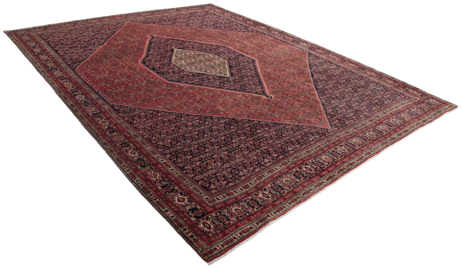 Bijar Perserteppich aus Iran, 304 × 392 cm
