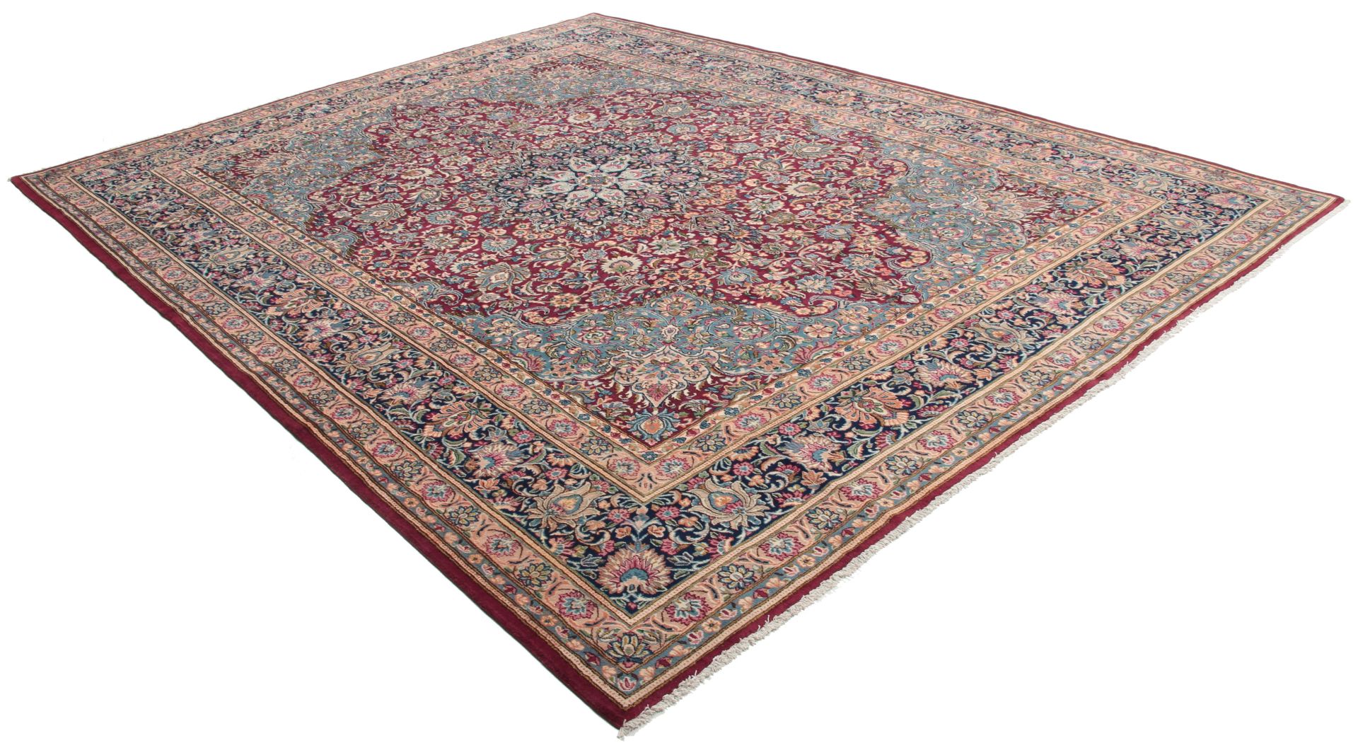 perserteppich-kirman-300-x-386-cm-schurwolle-handgeknupft-ornamente-1 Kerman Perserteppich aus Iran, 300 × 386 cm