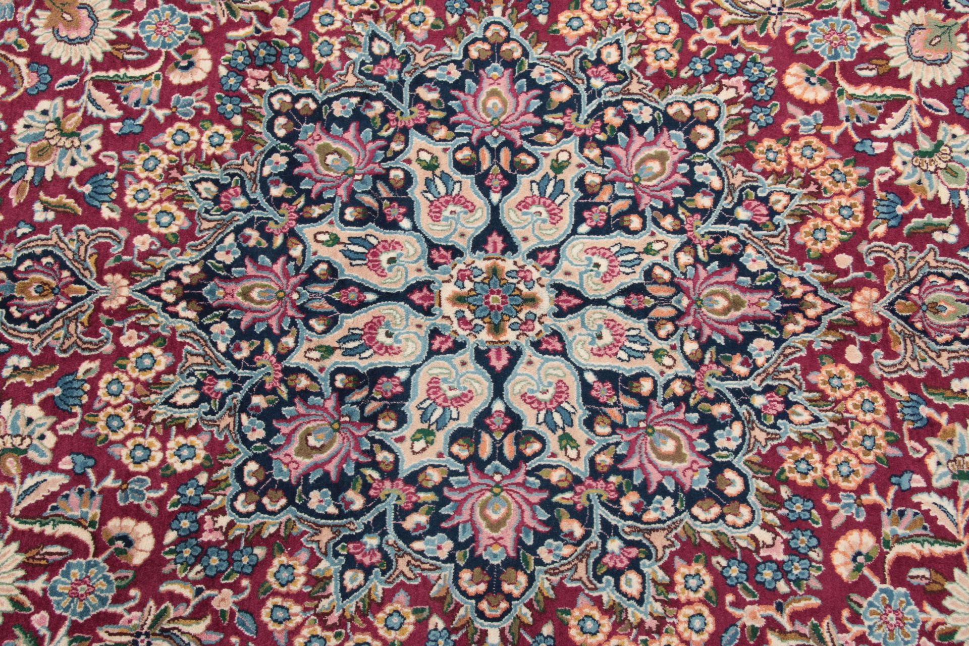 perserteppich-kirman-300-x-386-cm-schurwolle-handgeknupft-ornamente-2 Kerman Perserteppich aus Iran, 300 × 386 cm