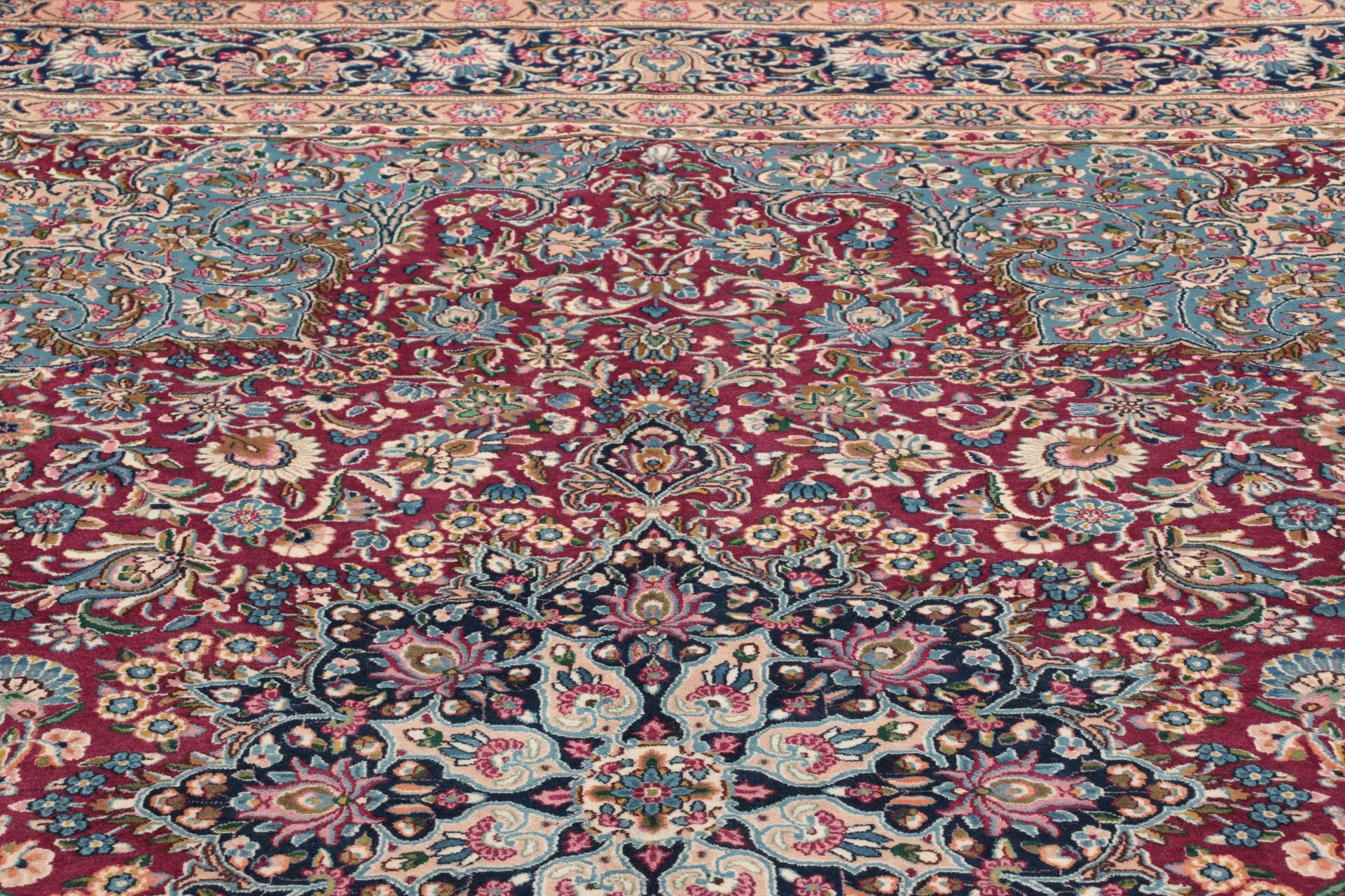 perserteppich-kirman-300-x-386-cm-schurwolle-handgeknupft-ornamente-3 Kerman Perserteppich aus Iran, 300 × 386 cm