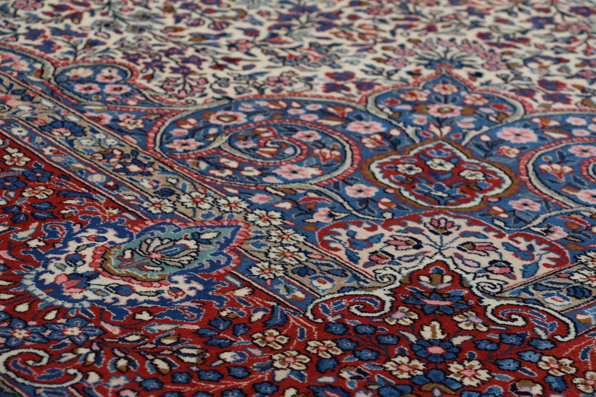 persischer-teppich-kirman-295-x-405-cm-schurwolle-handgeknupft-6 Kerman Perserteppich 295 × 405 cm aus Wolle, handgeknüpft