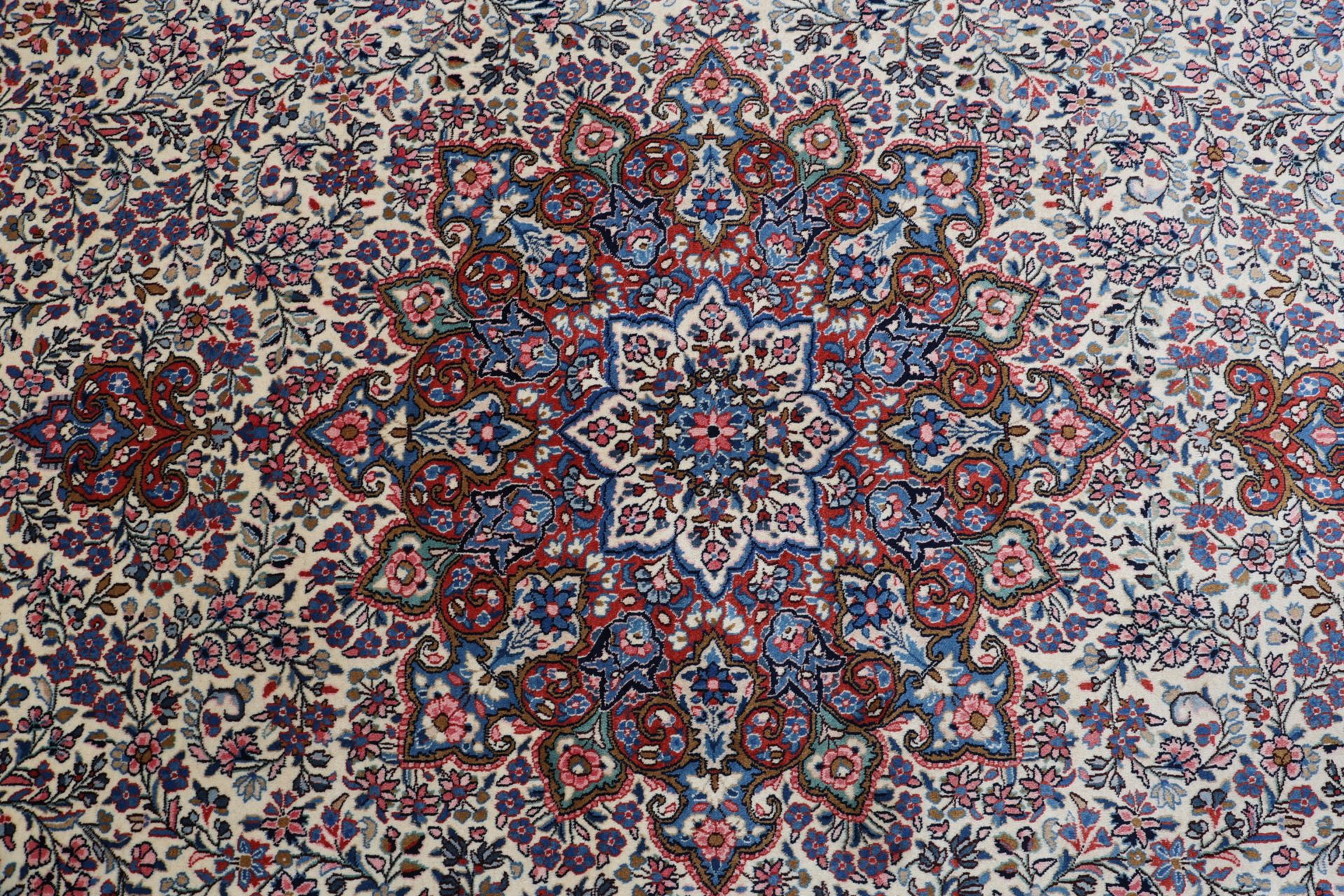 persischer-teppich-kirman-295-x-405-cm-schurwolle-handgeknupft-7 Kerman Perserteppich 295 × 405 cm aus Wolle, handgeknüpft