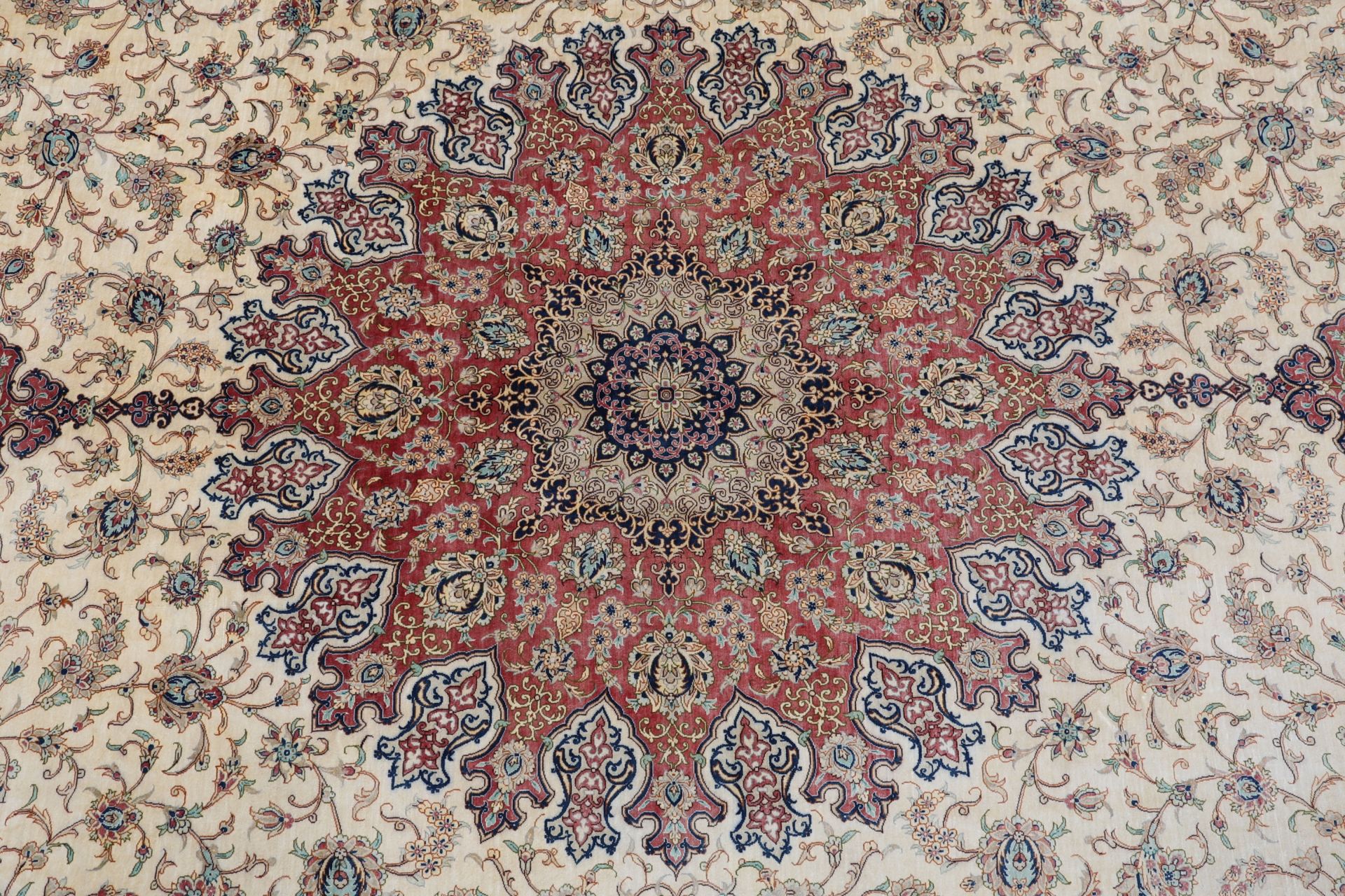 Handgeknüpfter Ghom Perserteppich 296 × 393 cm