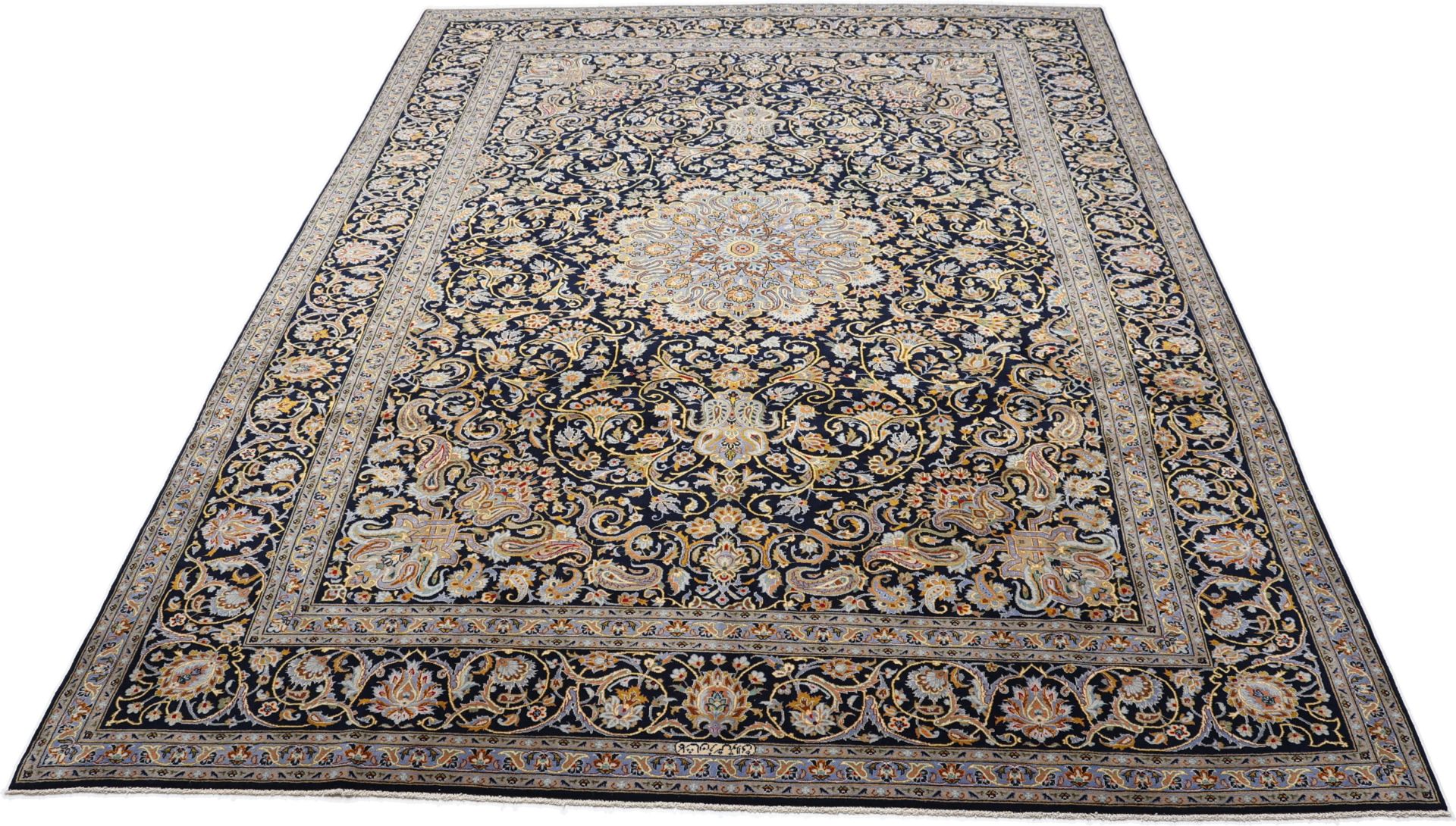 Handgeknüpfter Kashan Perserteppich 300 × 403 cm