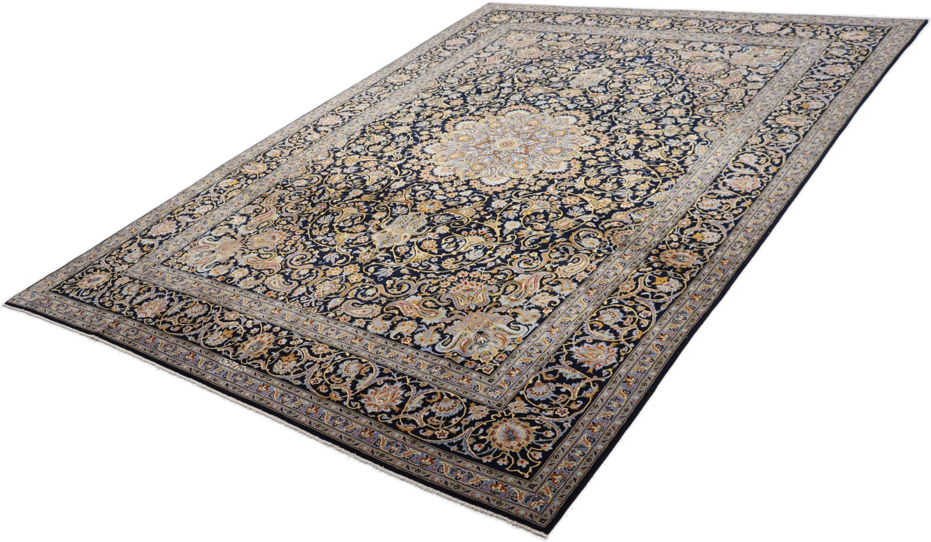 Handgeknüpfter Kashan Perserteppich 300 × 403 cm
