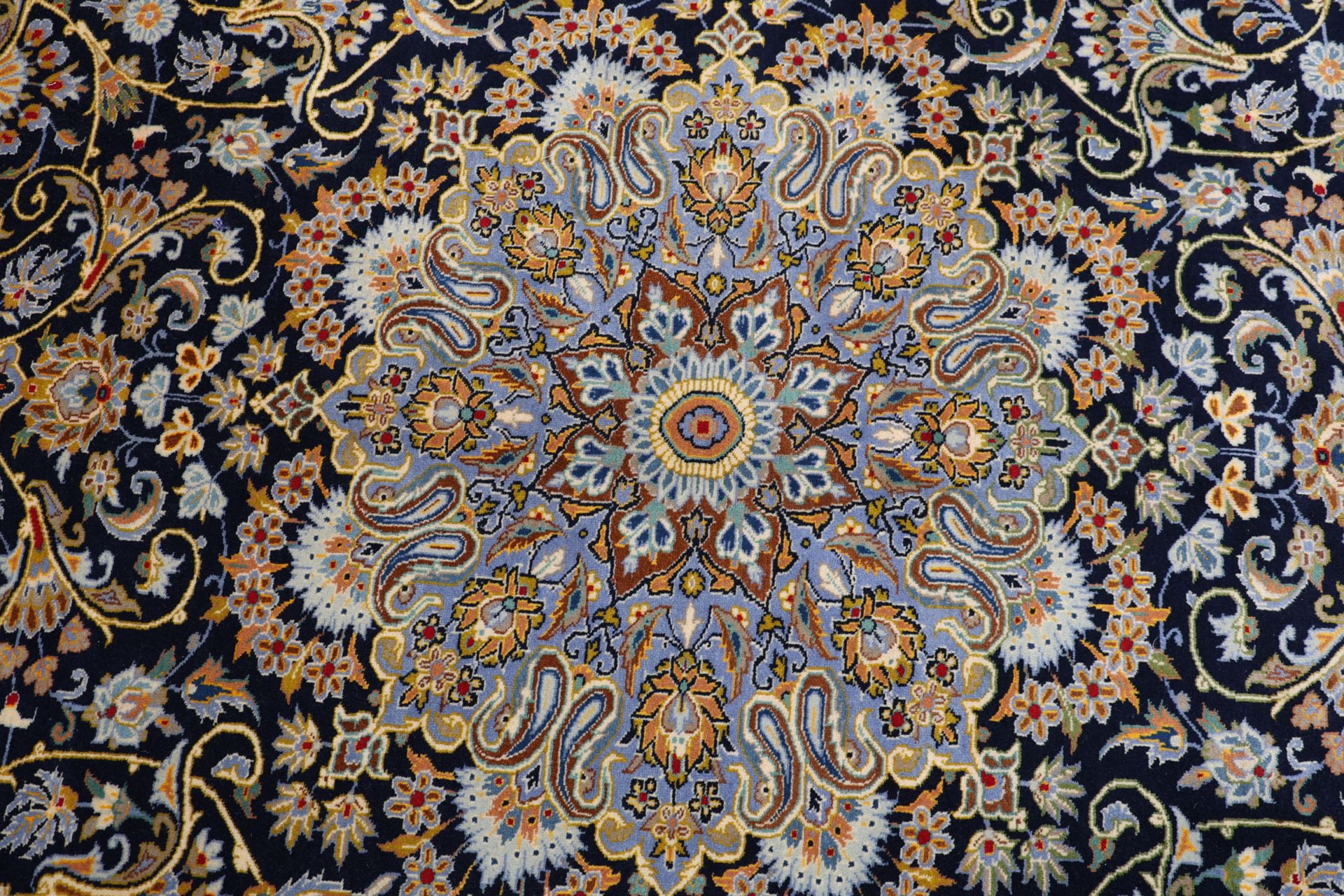 Handgeknüpfter Kashan Perserteppich 300 × 403 cm