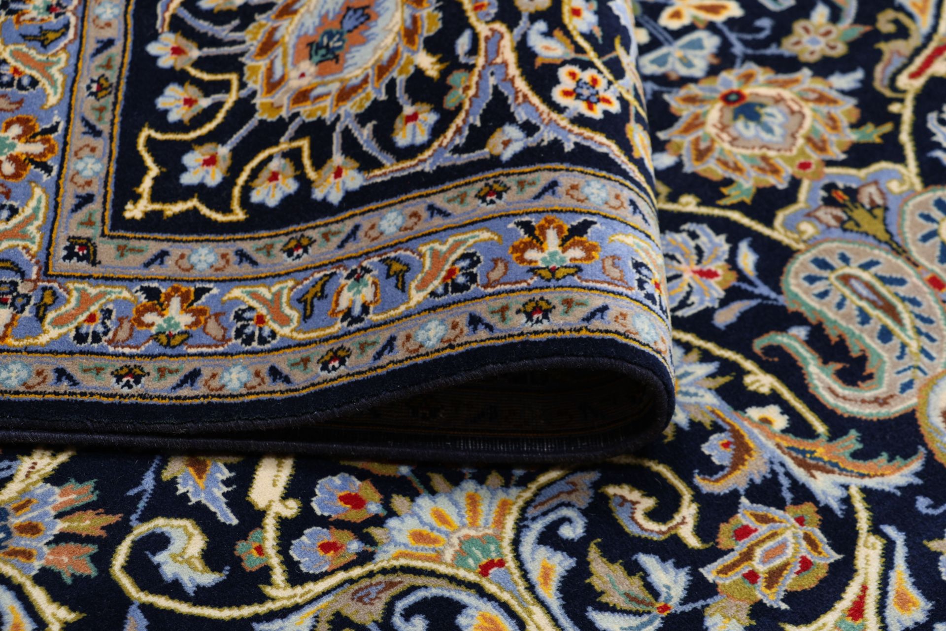Handgeknüpfter Kashan Perserteppich 300 × 403 cm