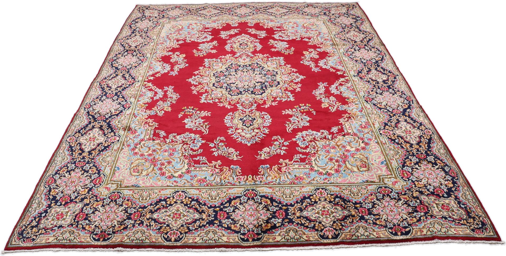 Kerman Perserteppich aus Iran, 299 × 409 cm