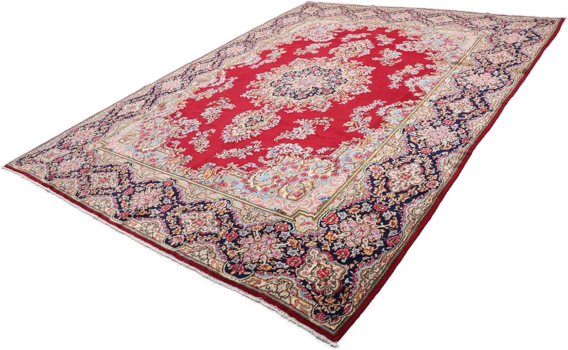 Kerman Perserteppich aus Iran, 299 × 409 cm