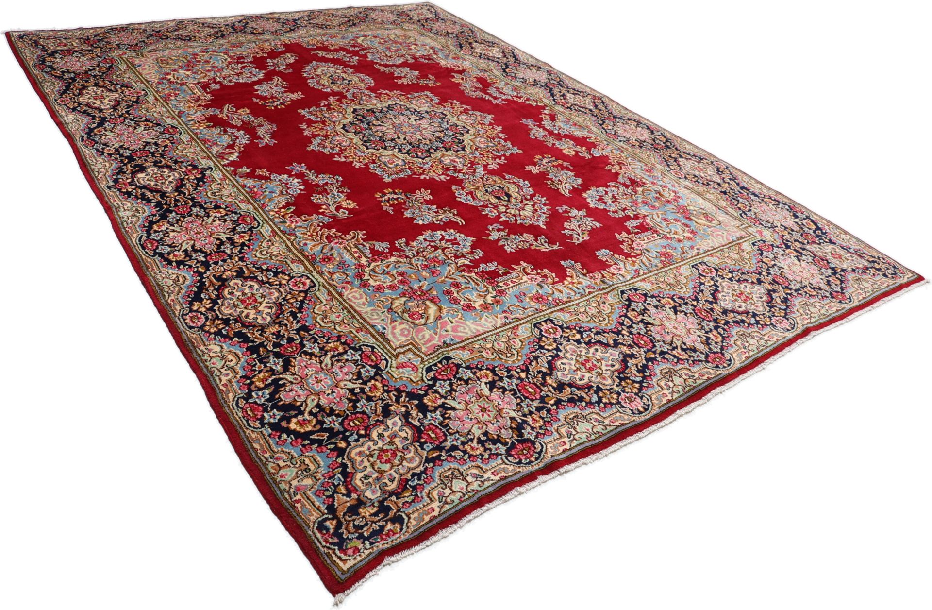 Kerman Perserteppich aus Iran, 299 × 409 cm