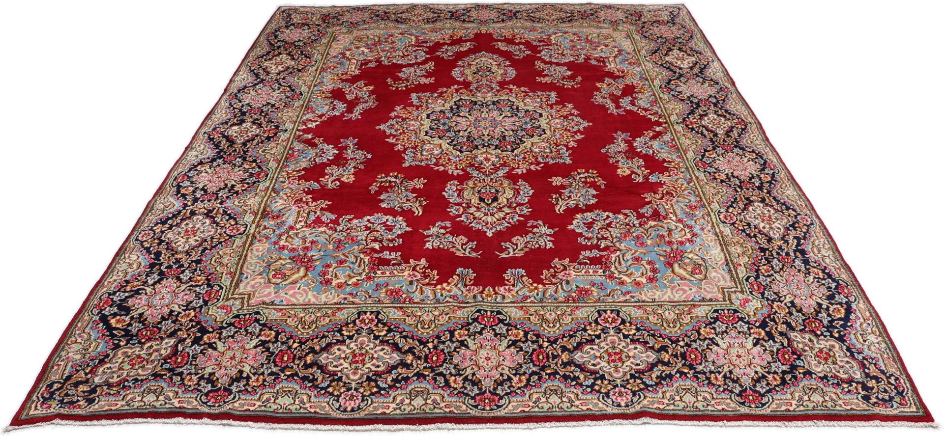 Kerman Perserteppich aus Iran, 299 × 409 cm
