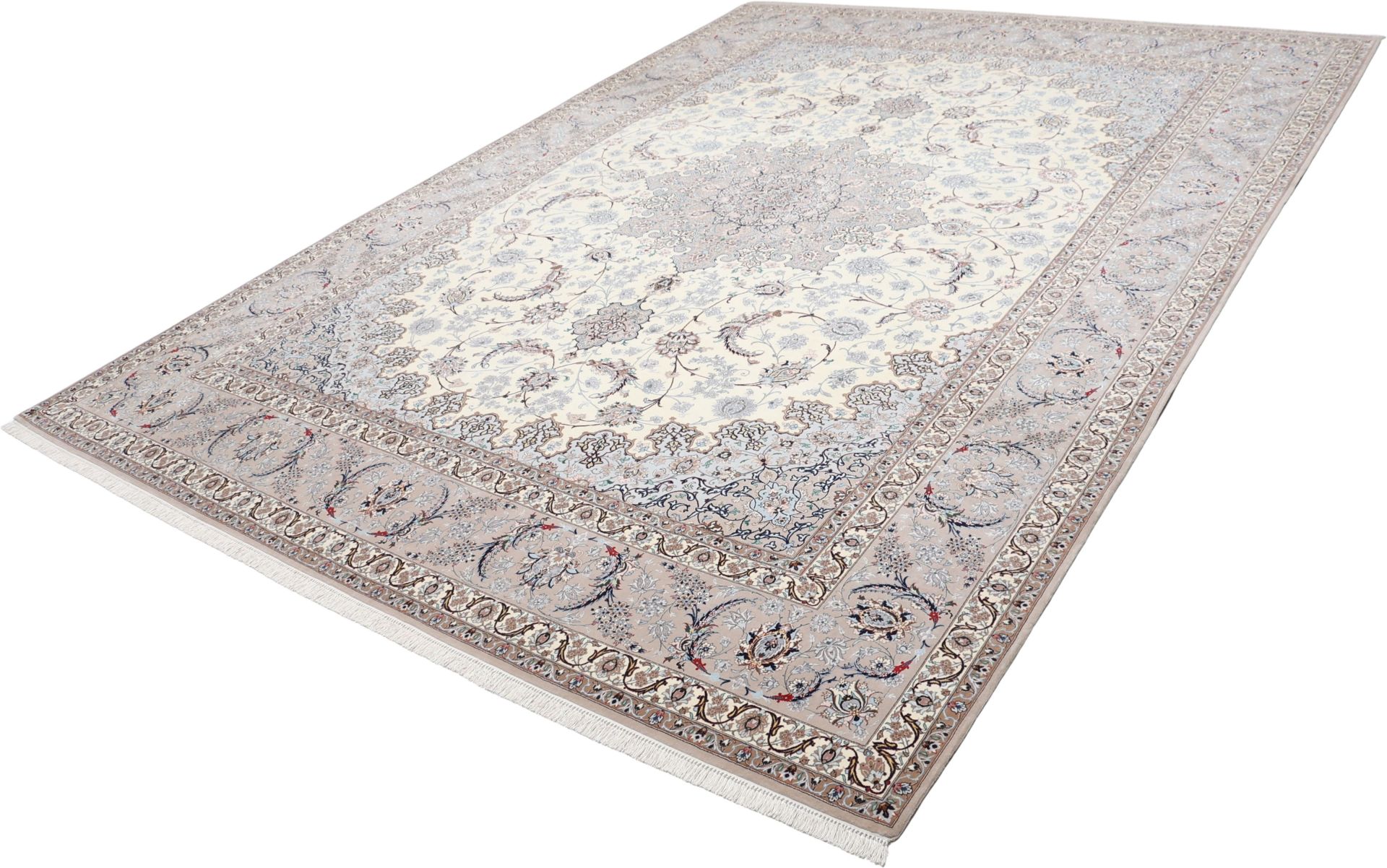 Handgeknüpfter Isfahan Perserteppich 300 × 414 cm