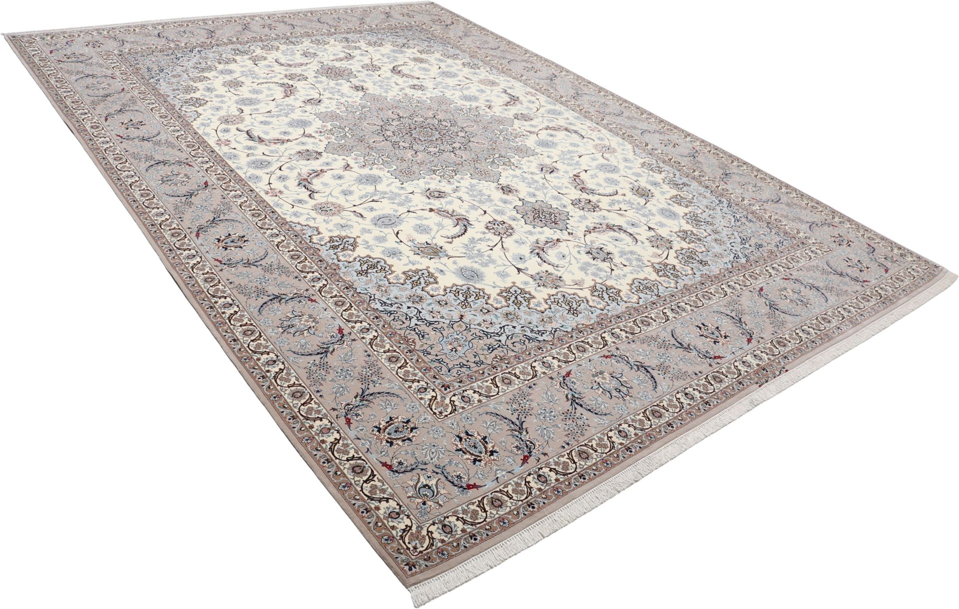 Handgeknüpfter Isfahan Perserteppich 300 × 414 cm