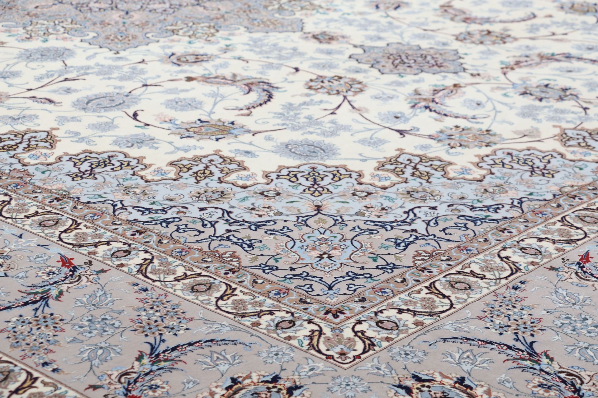 Handgeknüpfter Isfahan Perserteppich 300 × 414 cm