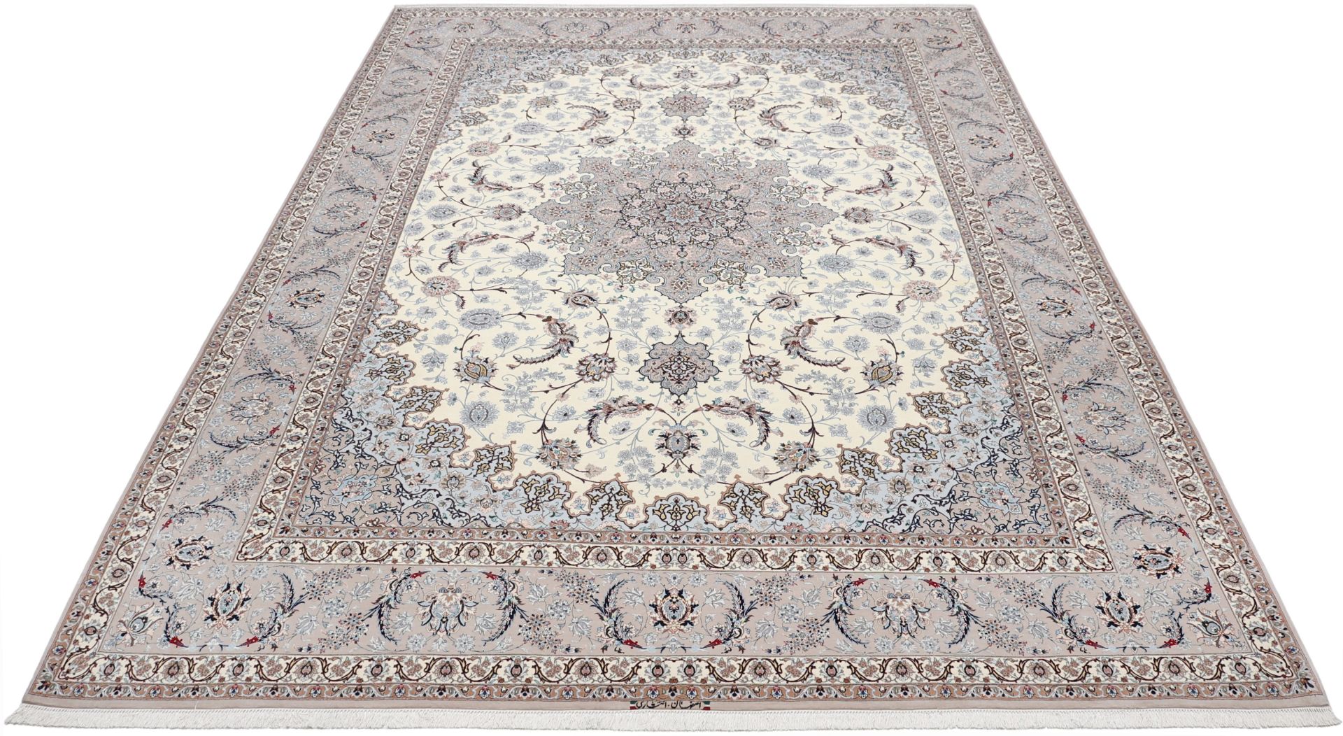Handgeknüpfter Isfahan Perserteppich 300 × 414 cm