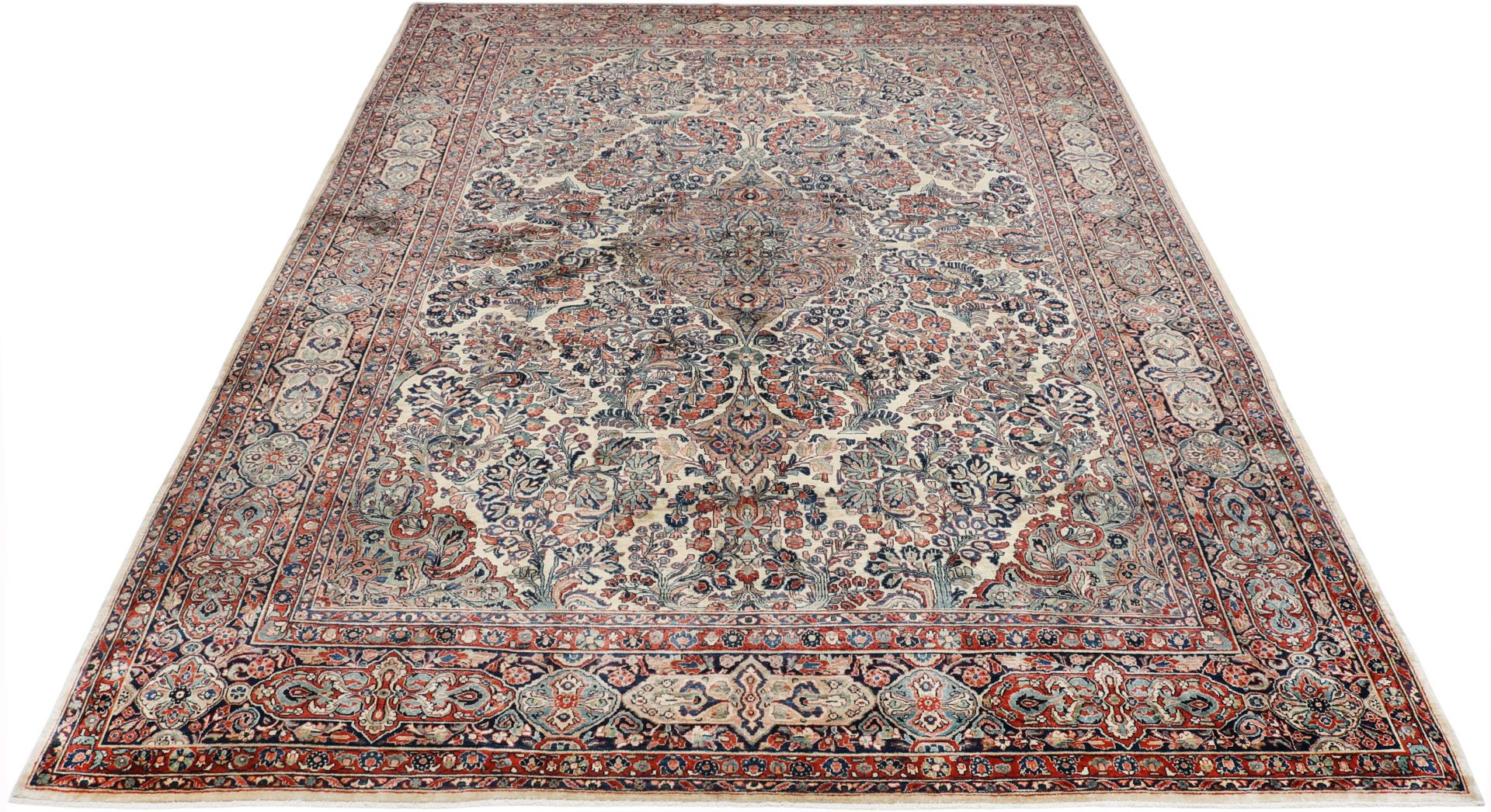Antiker Sarough Perserteppich aus Iran, 300 × 410 cm