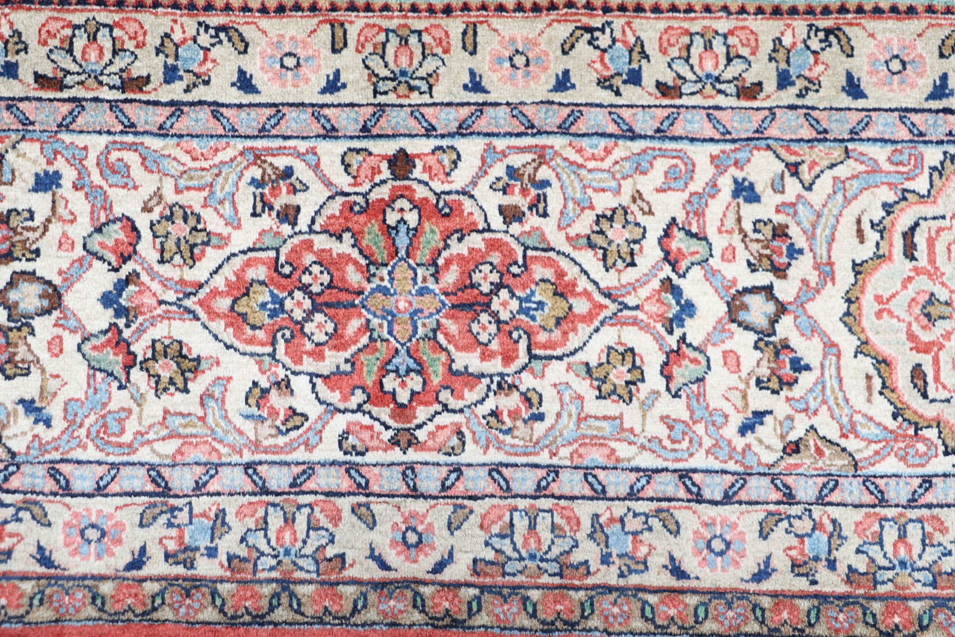 Handgeknüpfter Sarough Perserteppich, 294 × 394 cm, Wolle