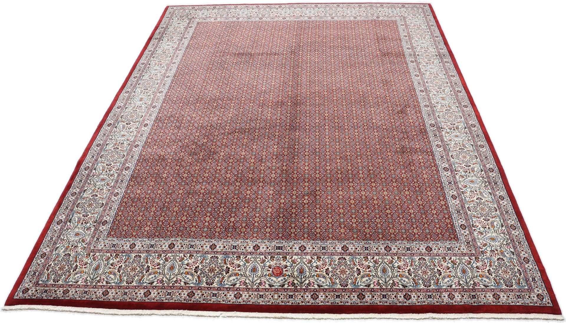 Handgeknüpfter Moud Perserteppich 295 × 396 cm