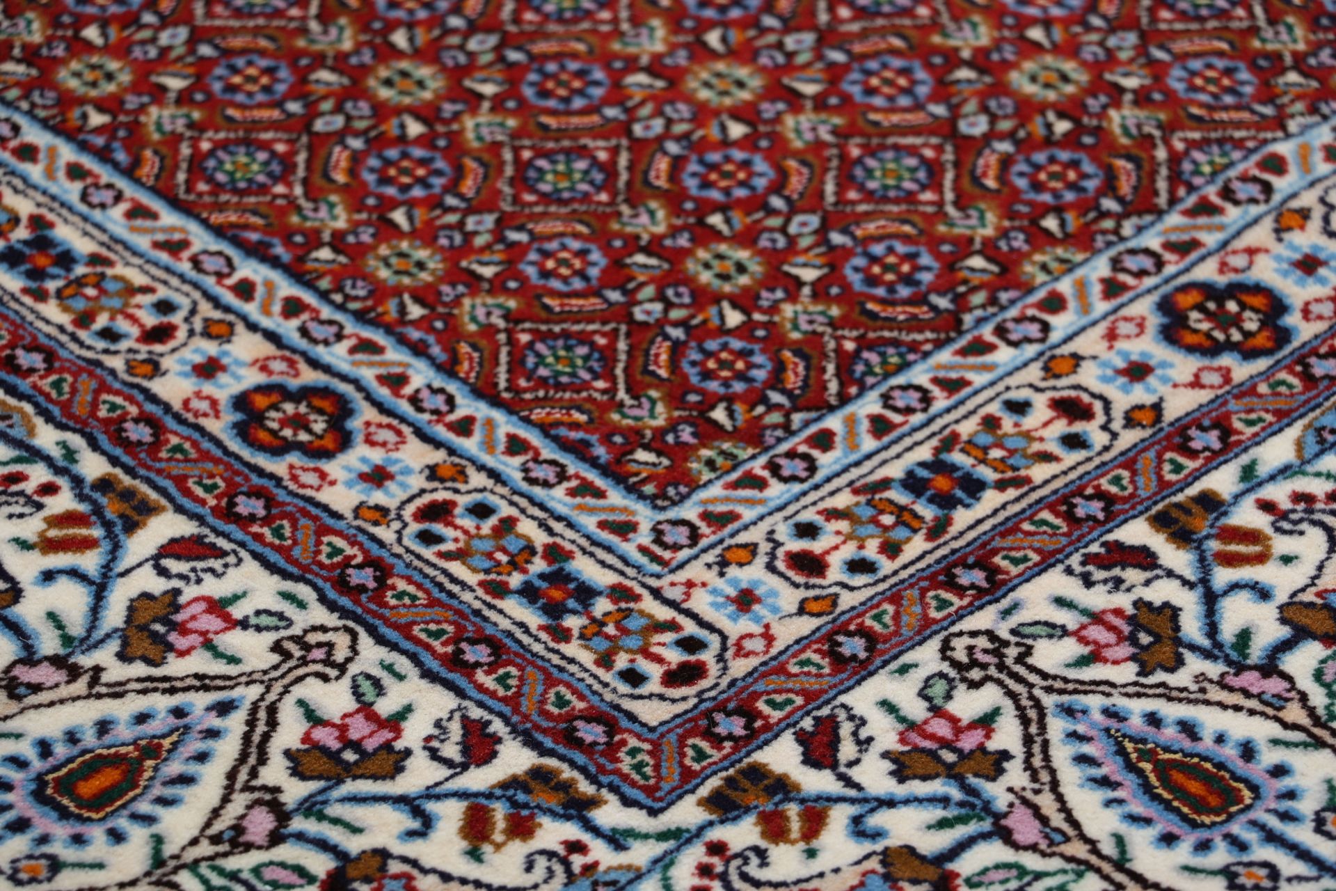 Handgeknüpfter Moud Perserteppich 295 × 396 cm