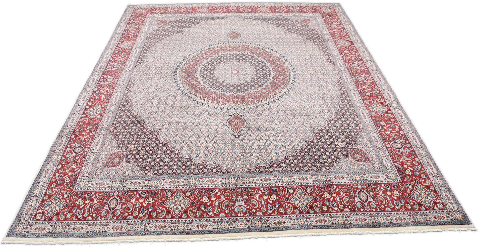 perserteppich-moud-295-x-395-cm-schurwolle-handgeknupft-floral-1 Handgeknüpfter Moud Perserteppich 295 × 395 cm