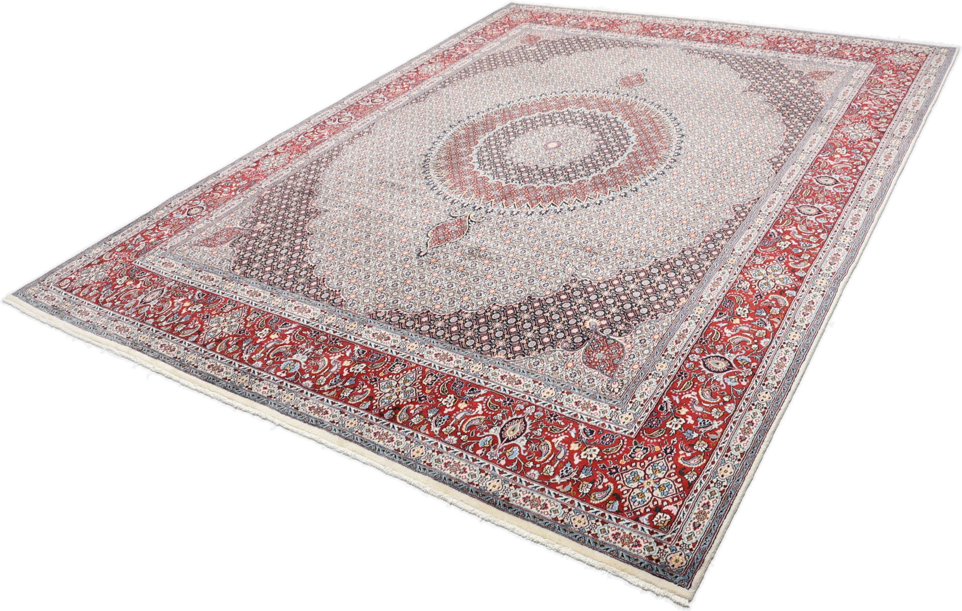 perserteppich-moud-295-x-395-cm-schurwolle-handgeknupft-floral-2 Handgeknüpfter Moud Perserteppich 295 × 395 cm