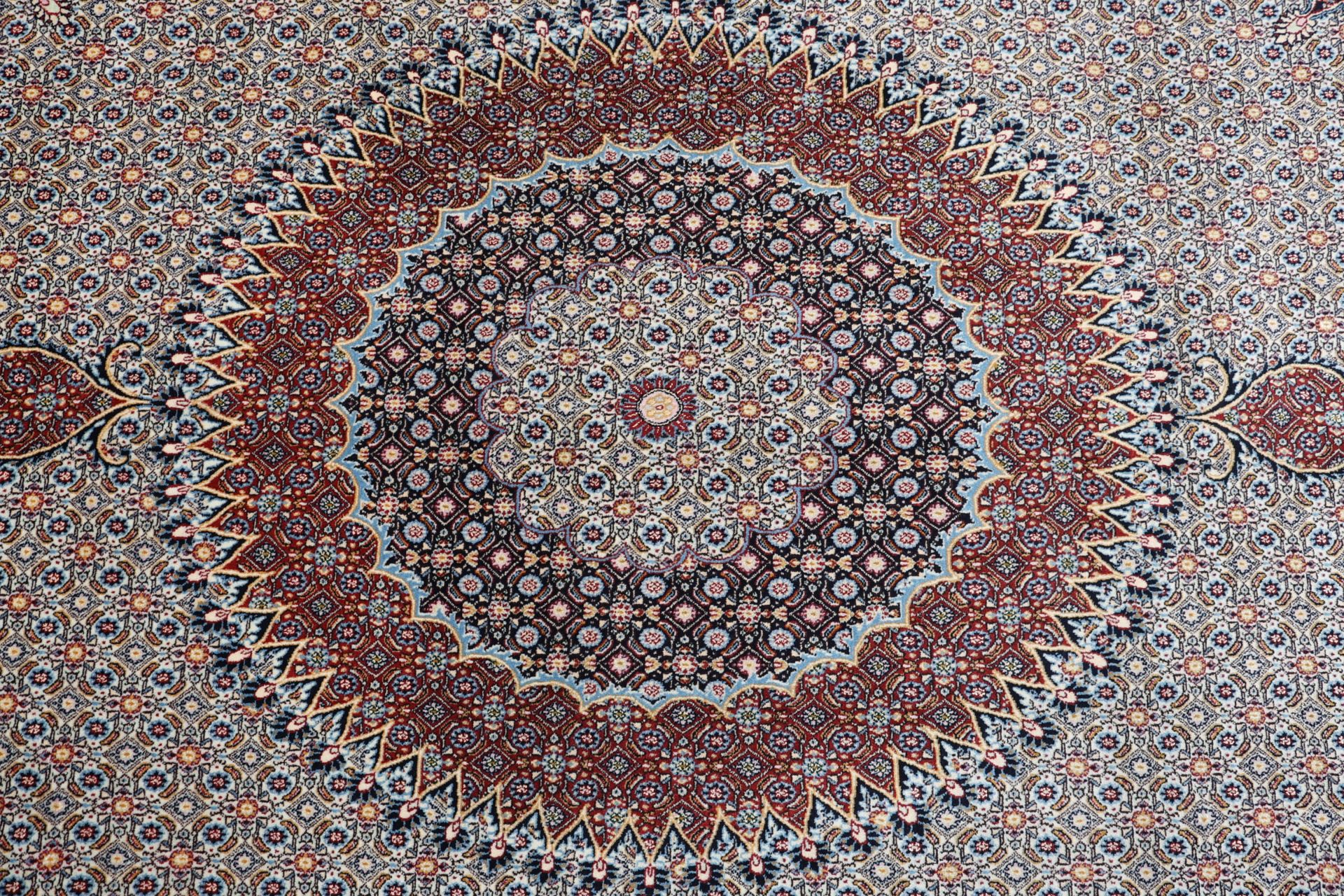 perserteppich-moud-295-x-395-cm-schurwolle-handgeknupft-floral-8 Handgeknüpfter Moud Perserteppich 295 × 395 cm