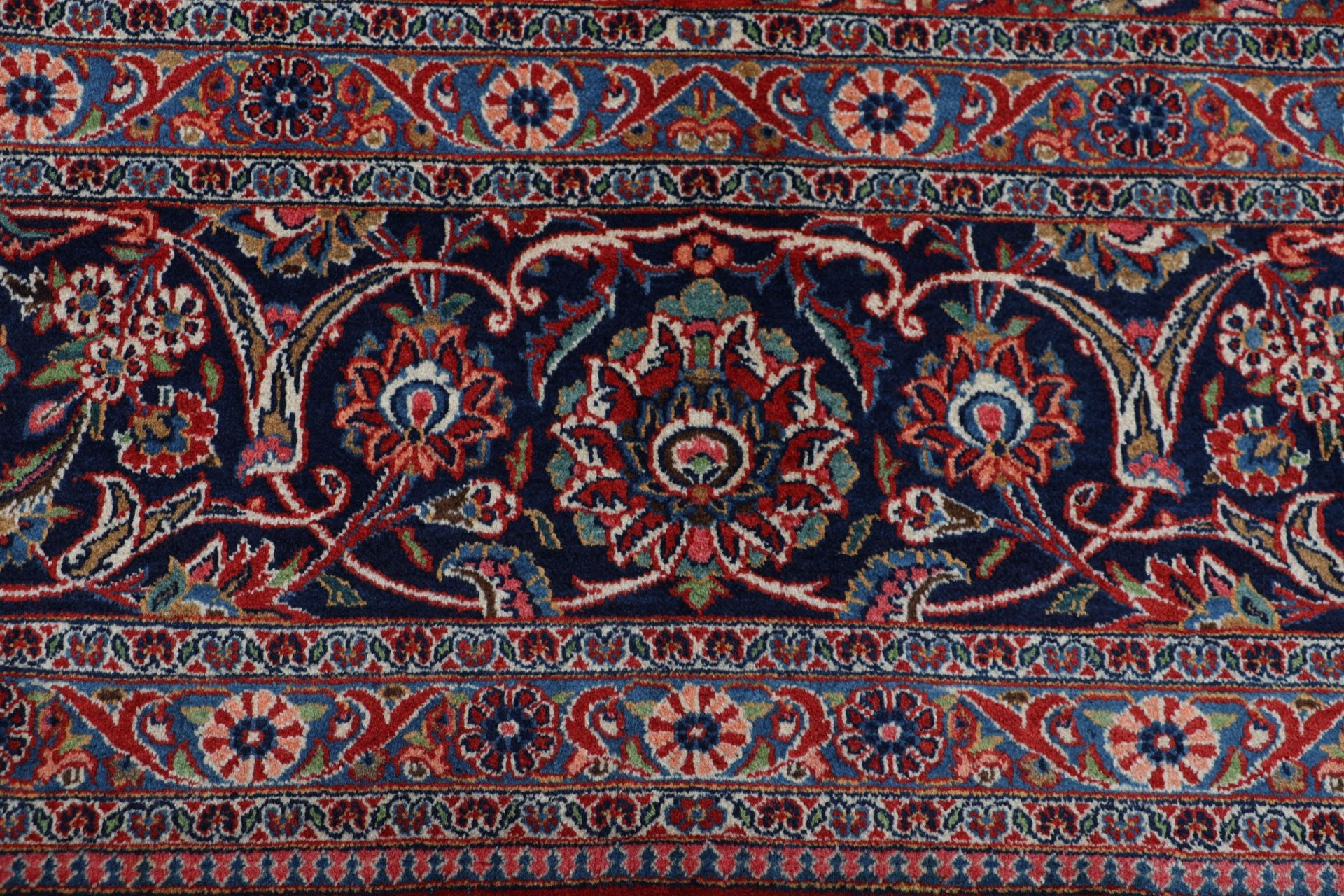 Handgeknüpfter Kashan Perserteppich 317 × 405 cm