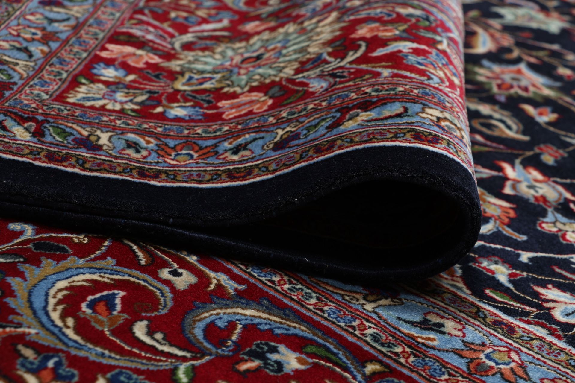 Kashan Perserteppich 306 × 420 cm aus Wolle, handgeknüpft