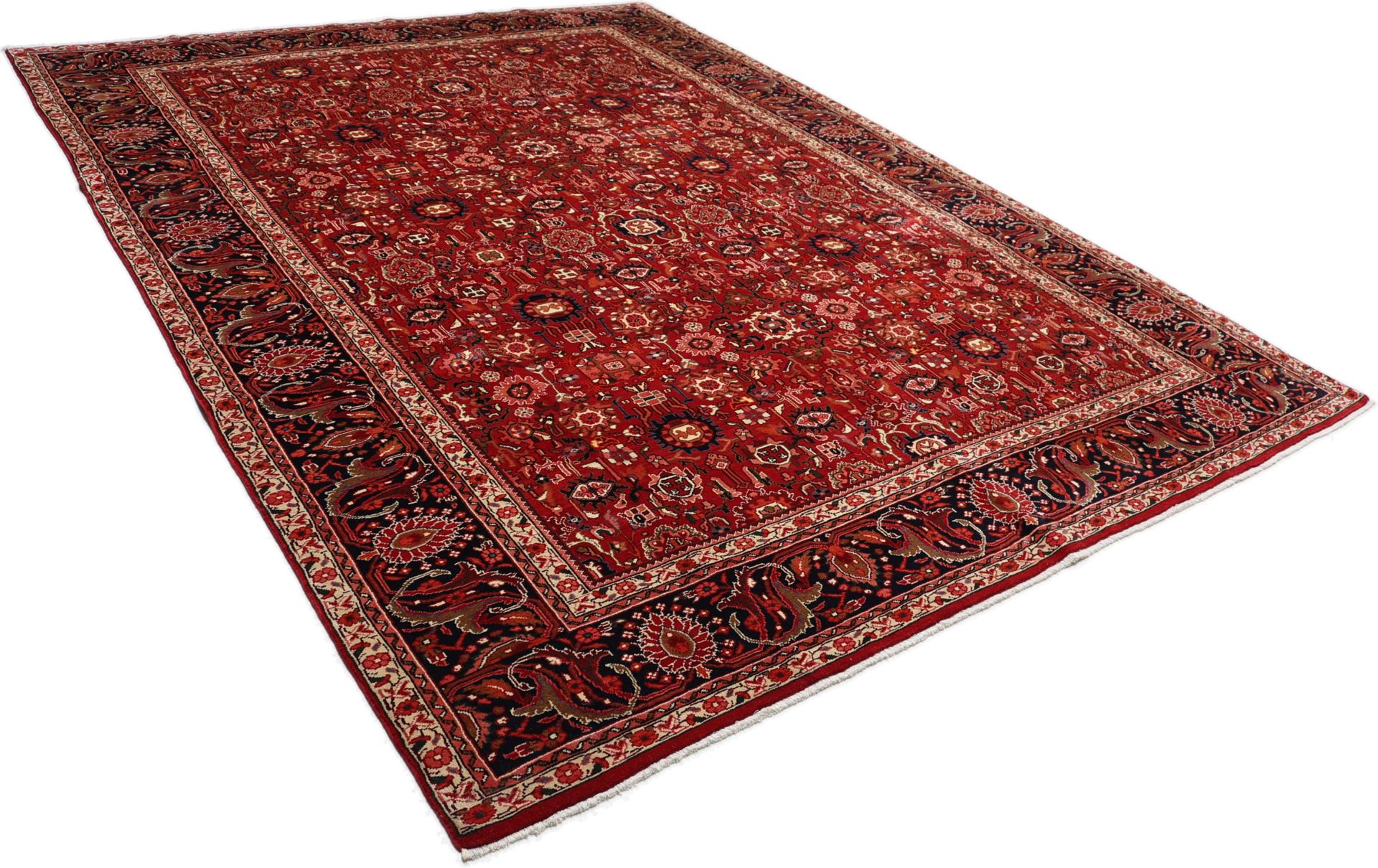 Isfahan Perserteppich 310 × 410 cm aus Wolle, handgeknüpft