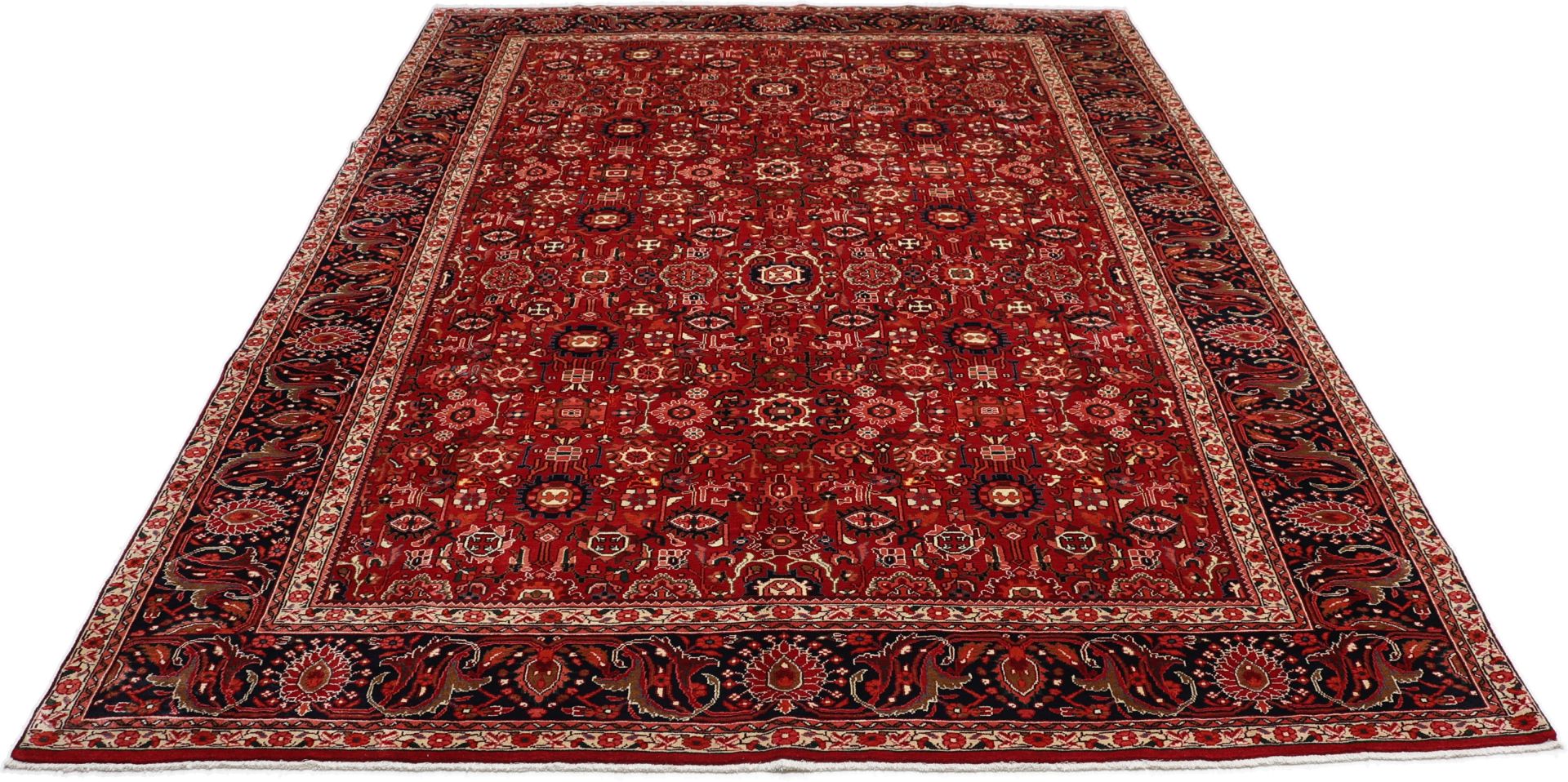Isfahan Perserteppich 310 × 410 cm aus Wolle, handgeknüpft