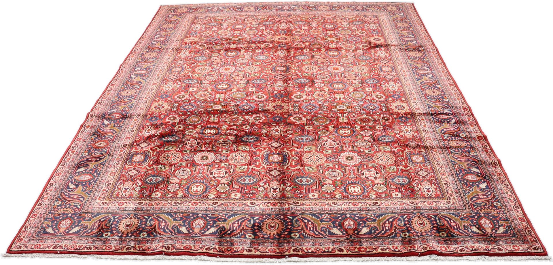 Isfahan Perserteppich aus Iran, 309 × 395 cm