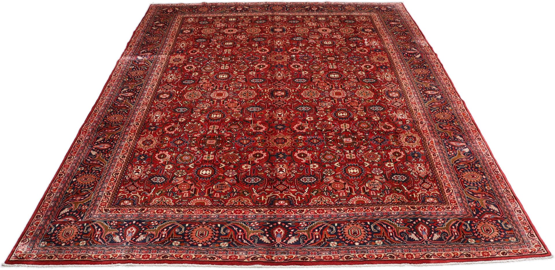 Isfahan Perserteppich aus Iran, 309 × 395 cm