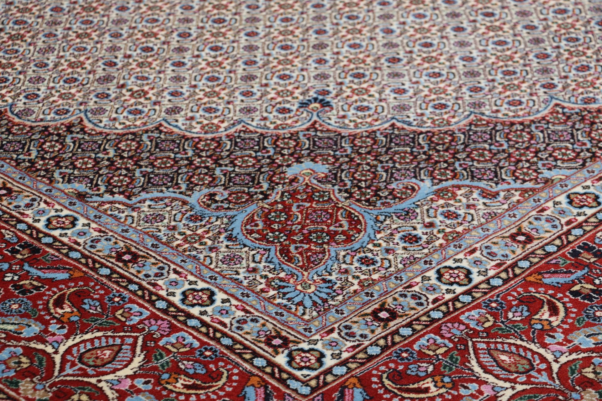 Handgeknüpfter Moud Perserteppich 300 × 395 cm