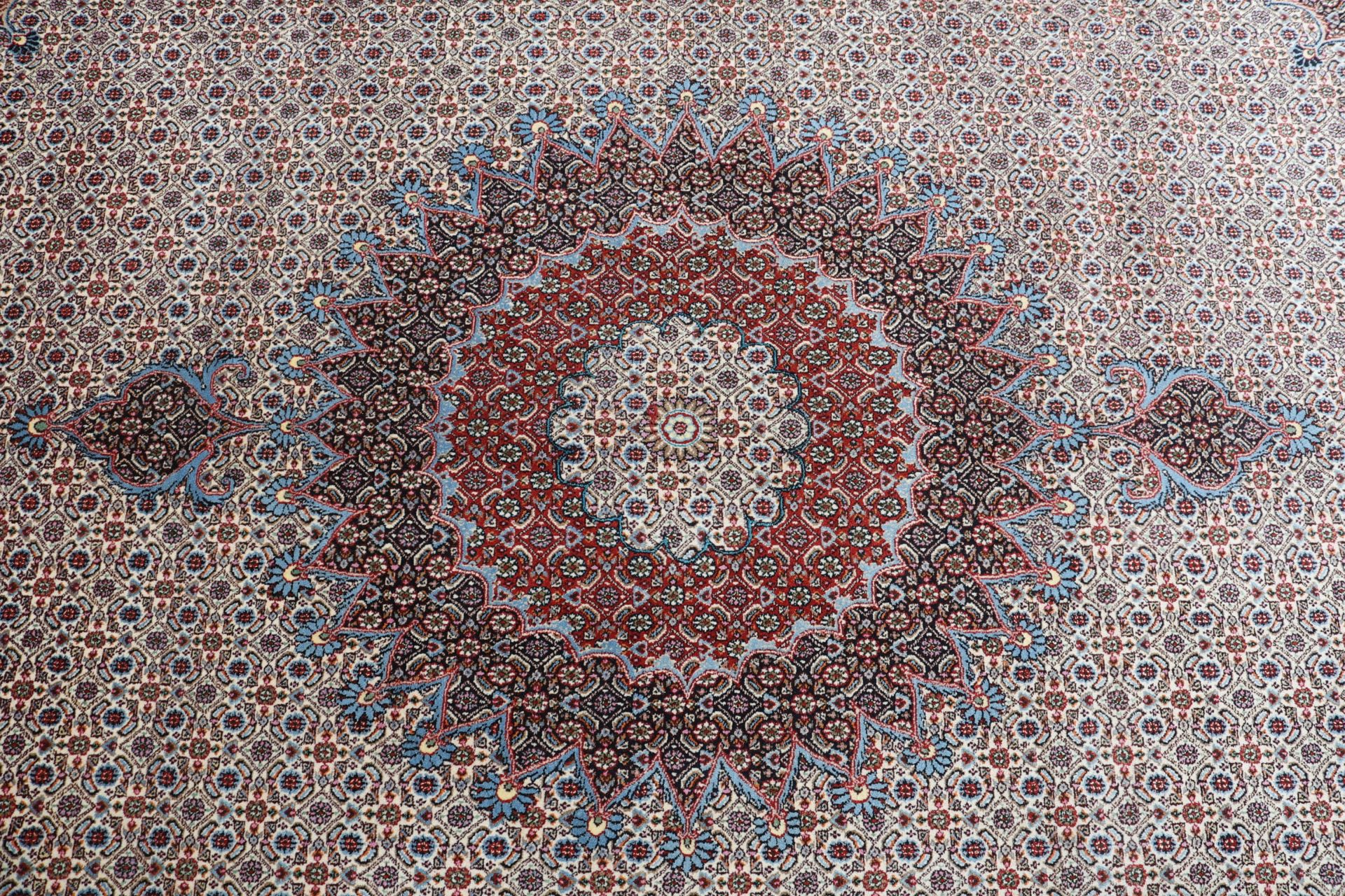 Handgeknüpfter Moud Perserteppich 300 × 395 cm