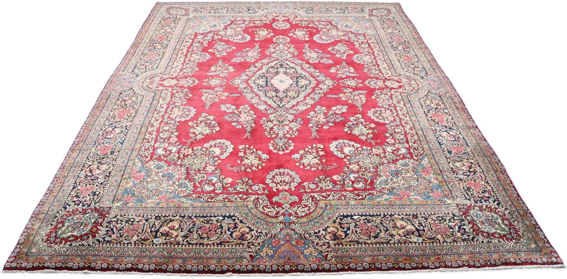Kerman Perserteppich aus Iran, 275 × 375 cm
