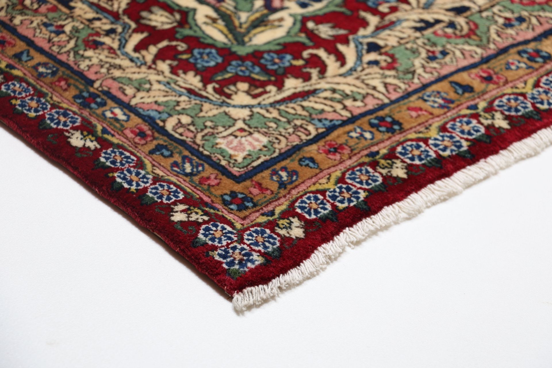 Kerman Perserteppich aus Iran, 275 × 375 cm