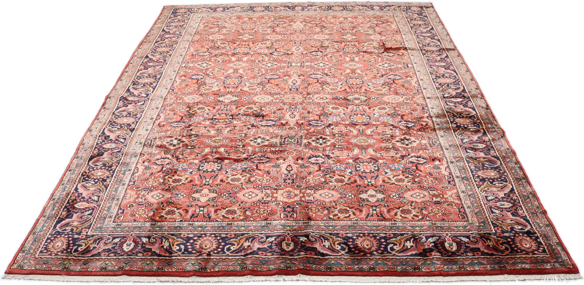 Isfahan Perserteppich 318 × 406 cm aus Wolle, handgeknüpft