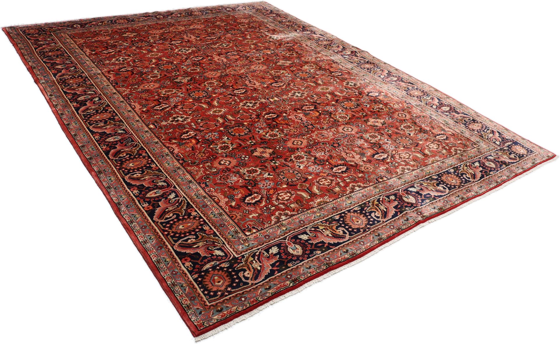 Isfahan Perserteppich 318 × 406 cm aus Wolle, handgeknüpft
