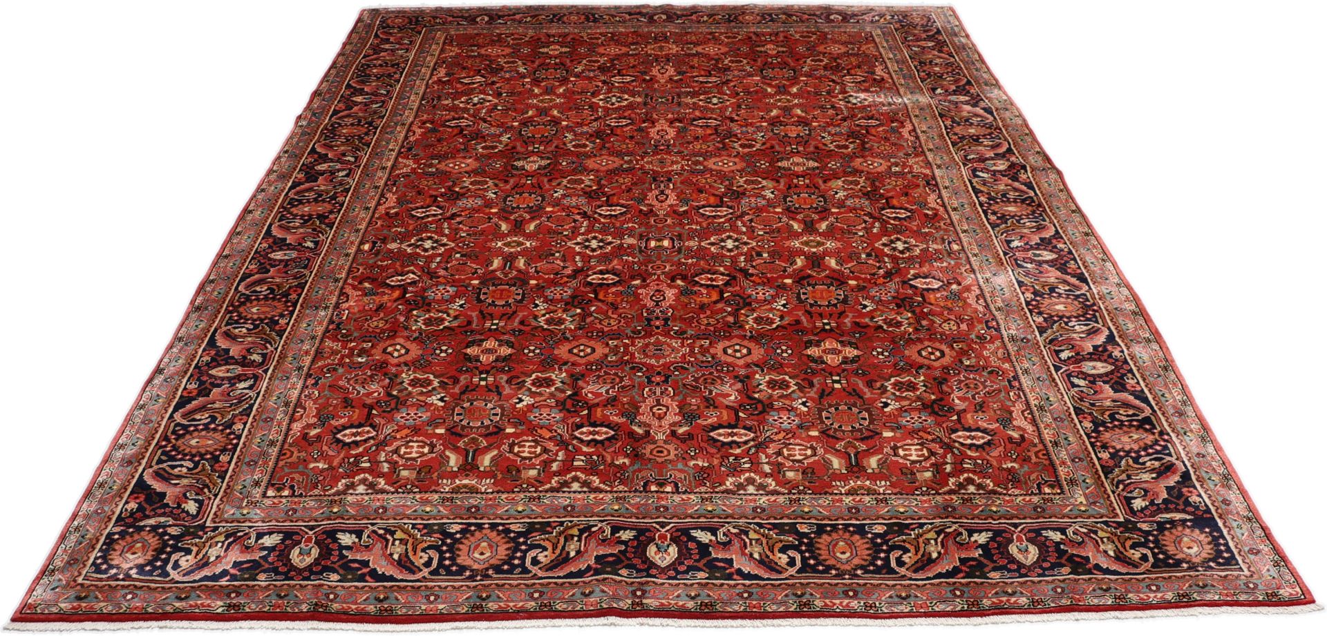 Isfahan Perserteppich 318 × 406 cm aus Wolle, handgeknüpft
