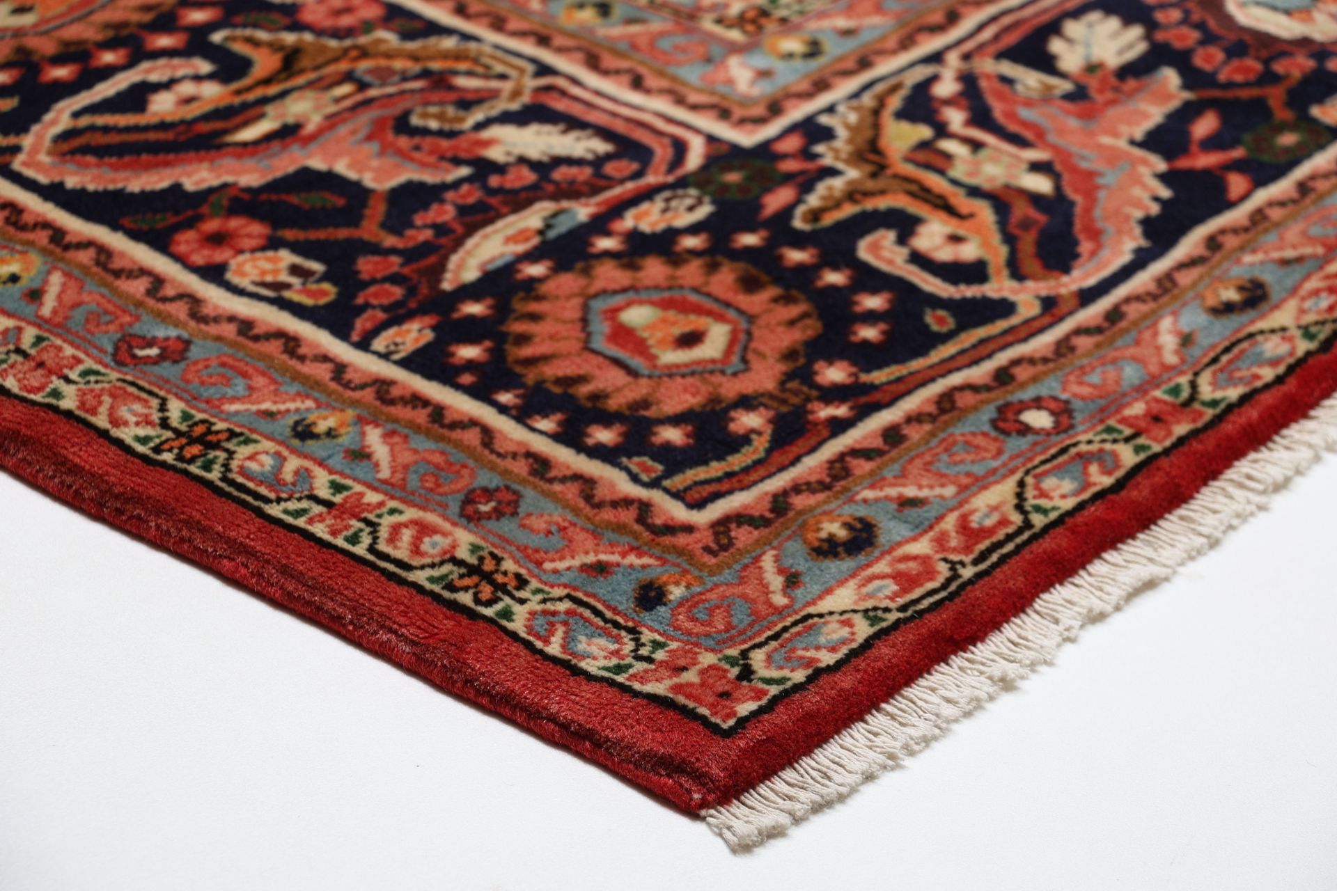Isfahan Perserteppich 318 × 406 cm aus Wolle, handgeknüpft
