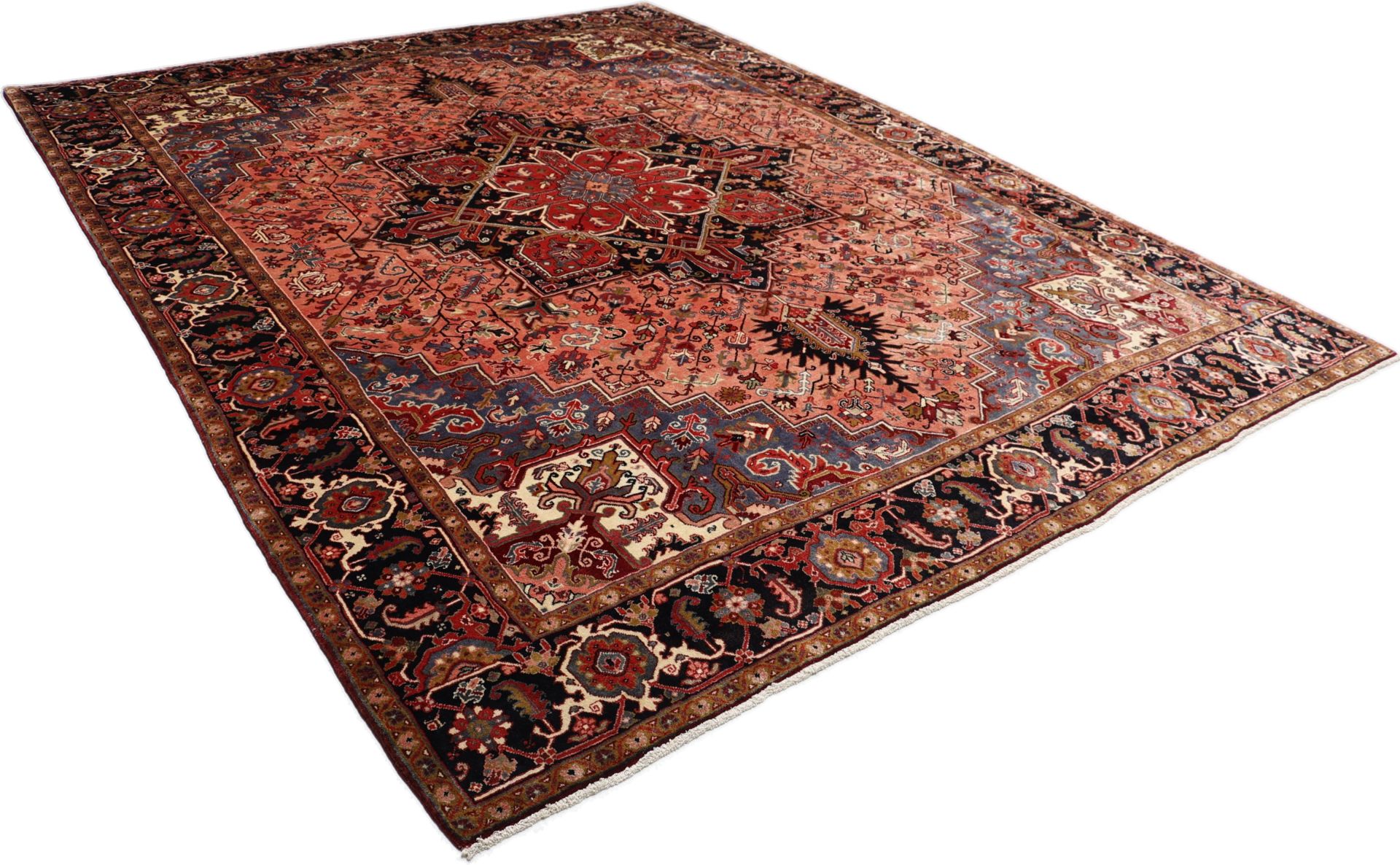 Handgeknüpfter Heriz Perserteppich 308 × 403 cm