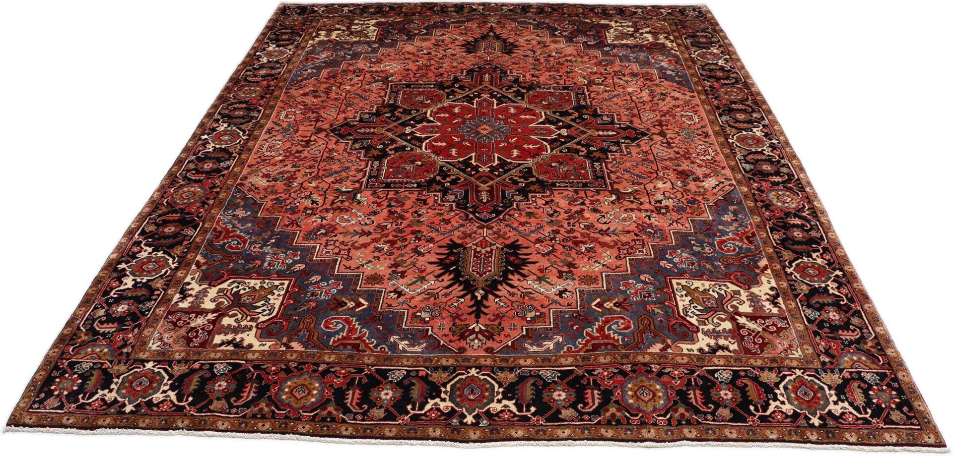 Handgeknüpfter Heriz Perserteppich 308 × 403 cm