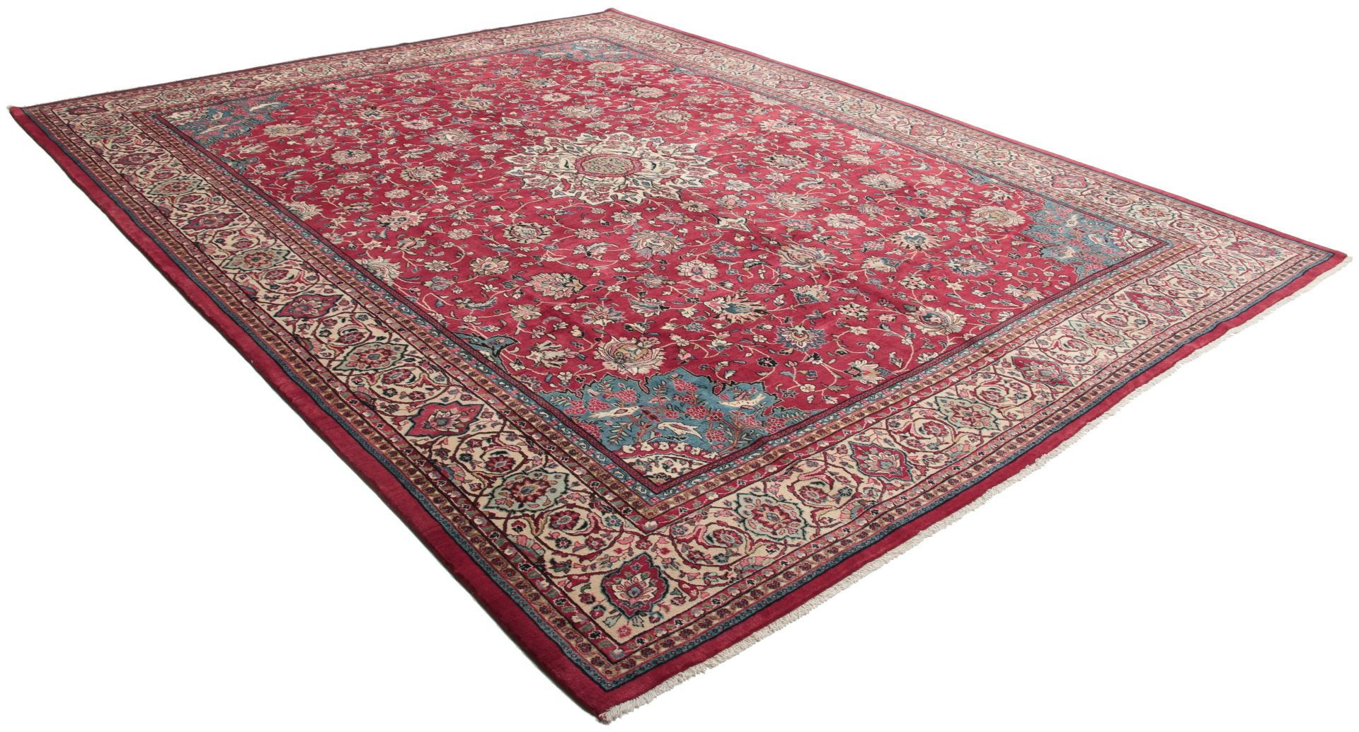 Handgeknüpfter Sarough Perserteppich, 320 × 413 cm, Wolle
